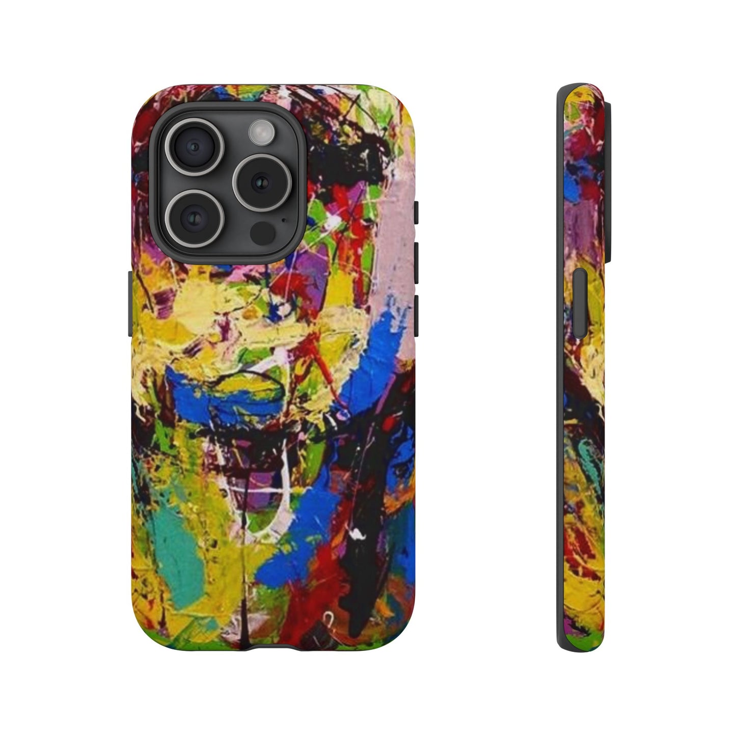Vibrant Abstract Phone Case - Tough Cases for Bold Individuals