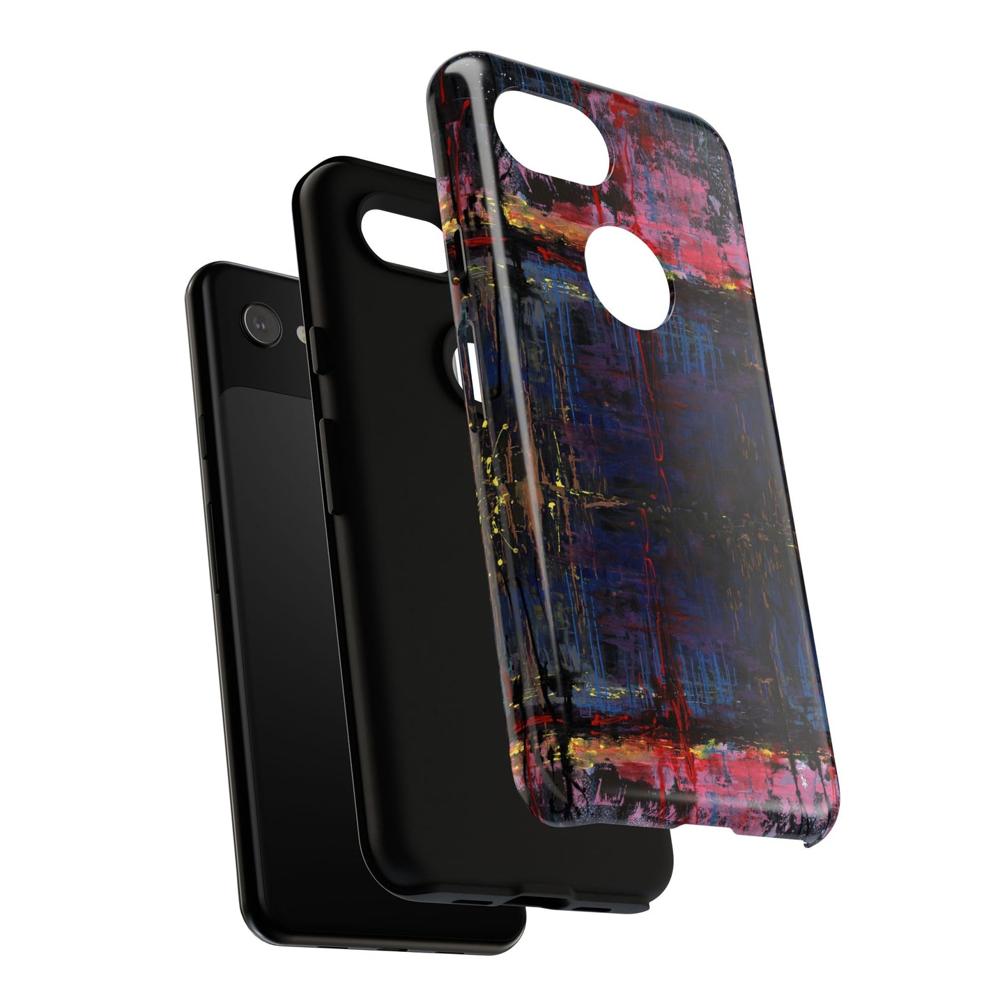Artistic Tough Cases - Colorful Abstract Phone Case for Creative Souls- Illumination Image