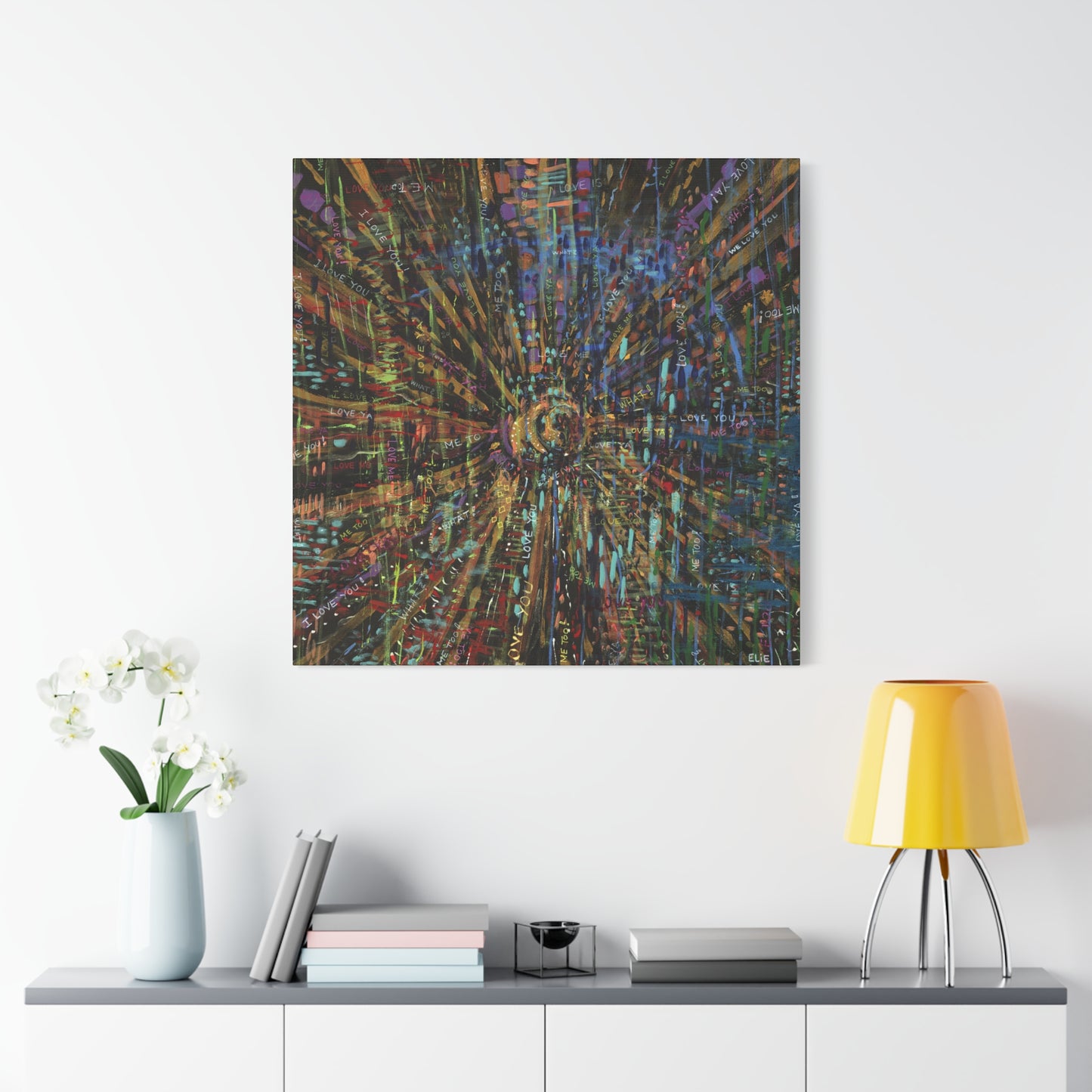 I Love You - Matte Canvas Print