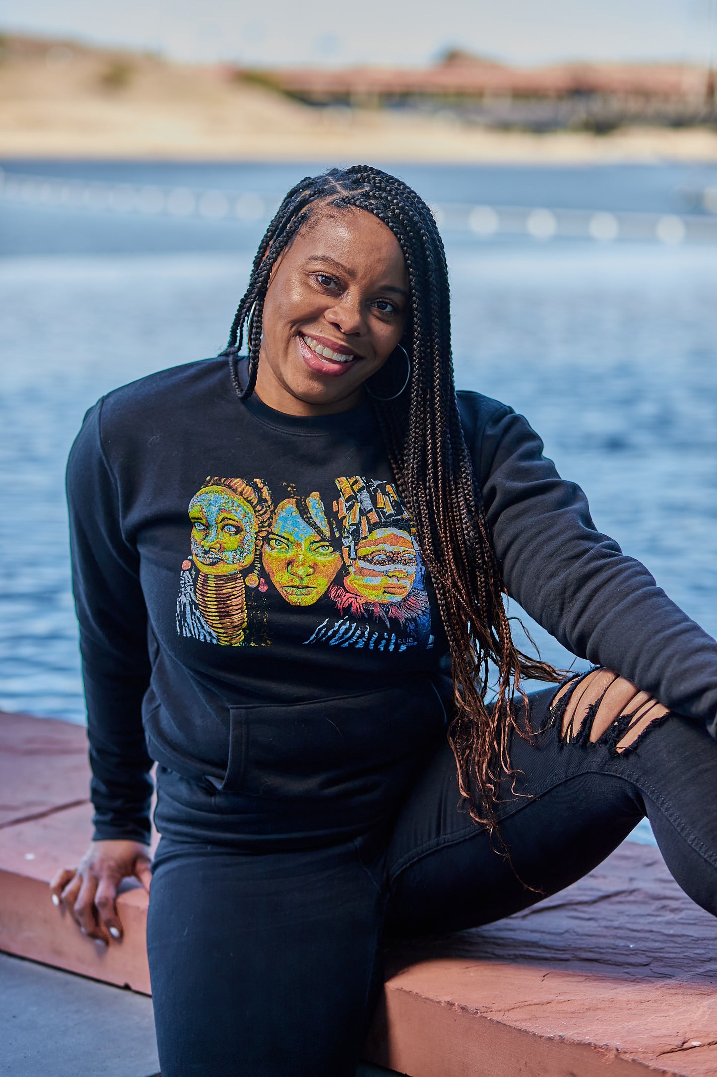 From Africa To America Sweatshirt (Womens)
