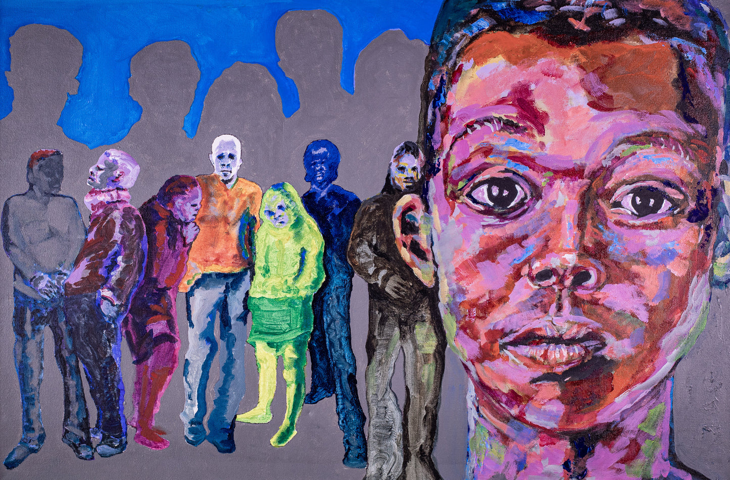I See You But You Never See Me (Luxe Canvas Giclee Print)