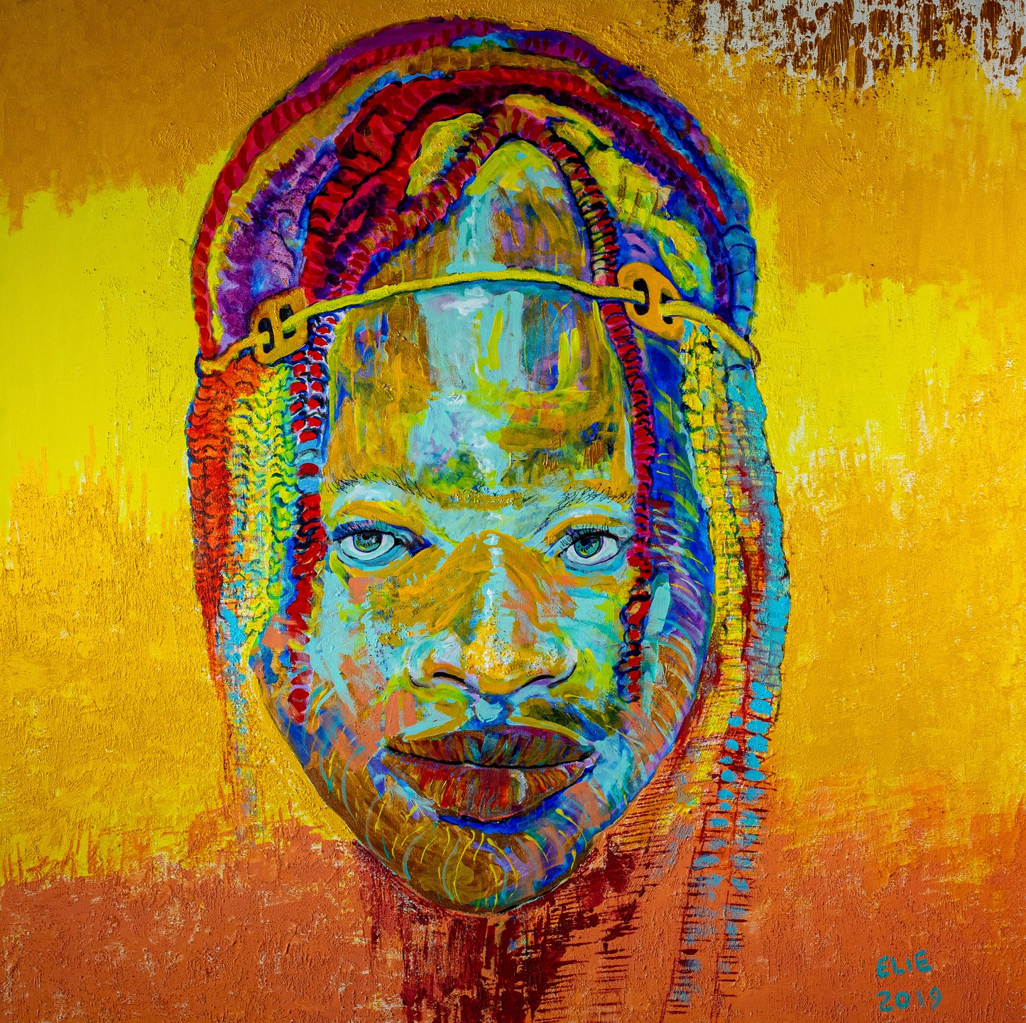 African Youth (Luxe Canvas Giclee Print)