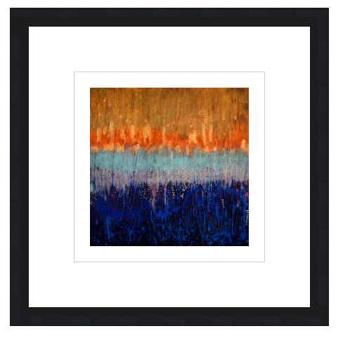 We See You (Textured Paper Art in a Glass Frame)