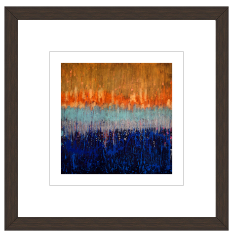 We See You (Textured Paper Art in a Glass Frame)