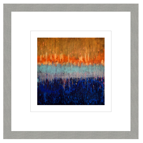 We See You (Textured Paper Art in a Glass Frame)