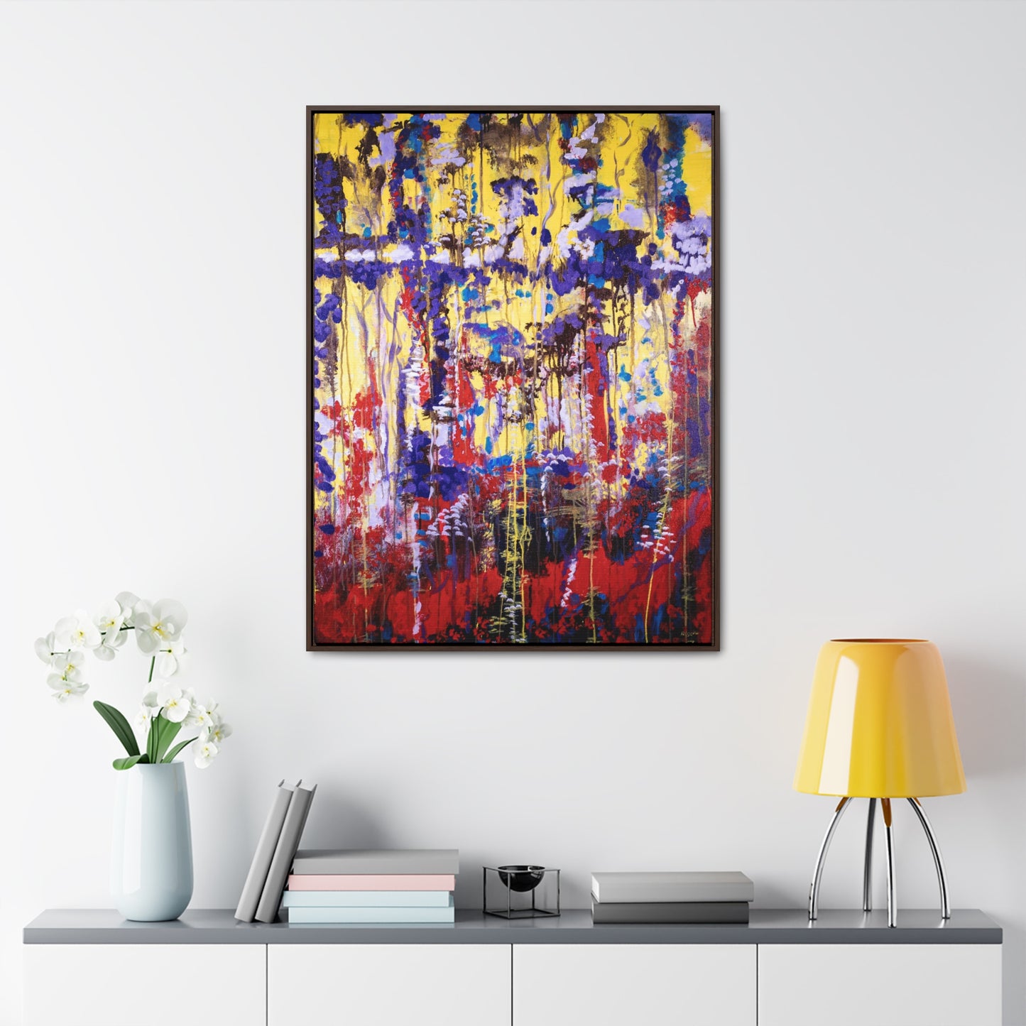 Celebration of Spring - Framed Canvas Print