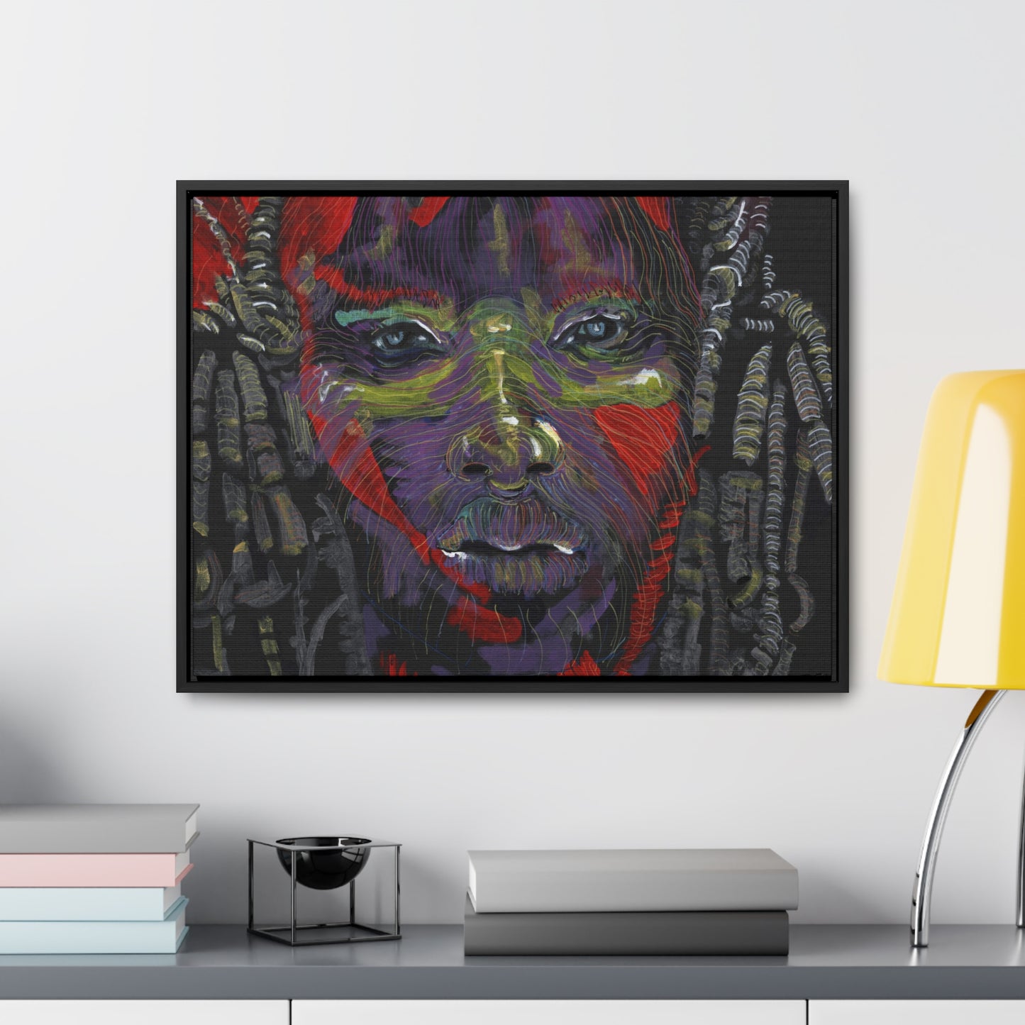 The Warrior - Framed Canvas Print