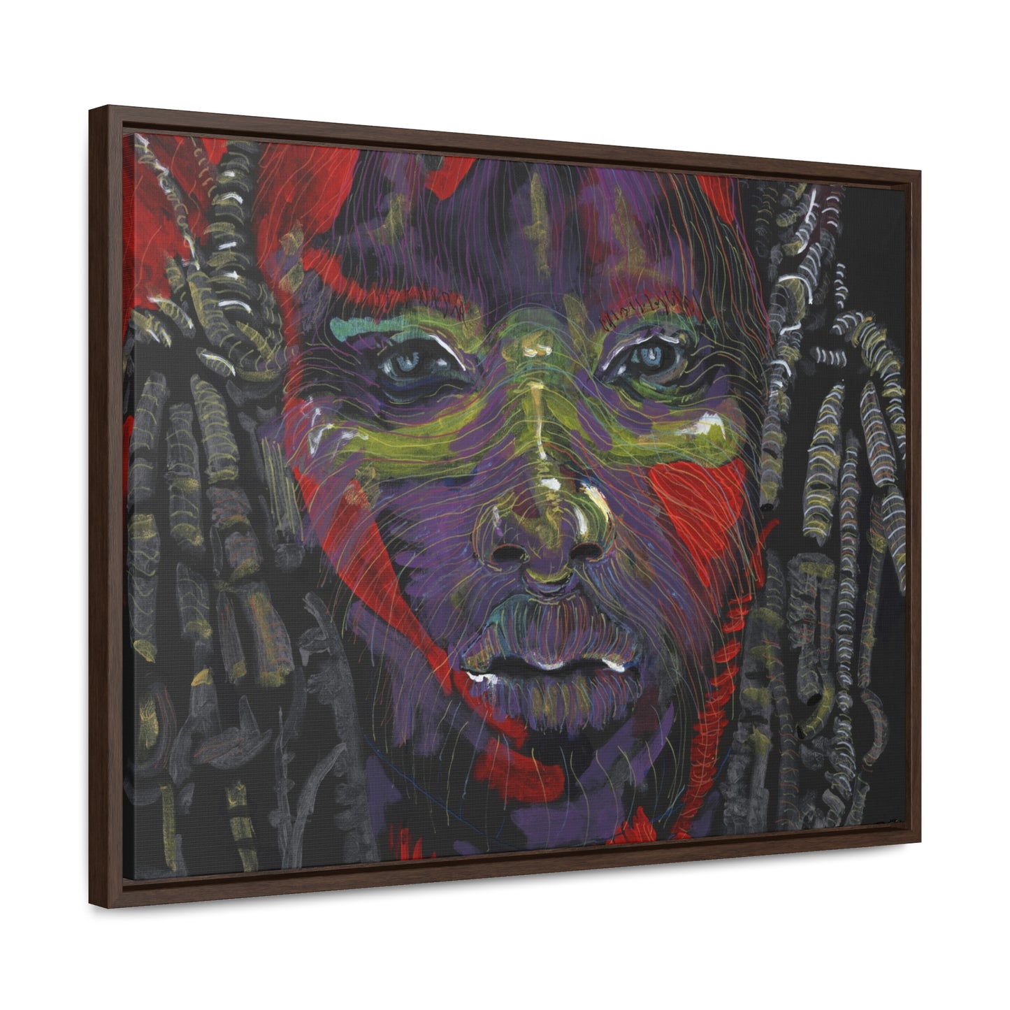 The Warrior - Framed Canvas Print