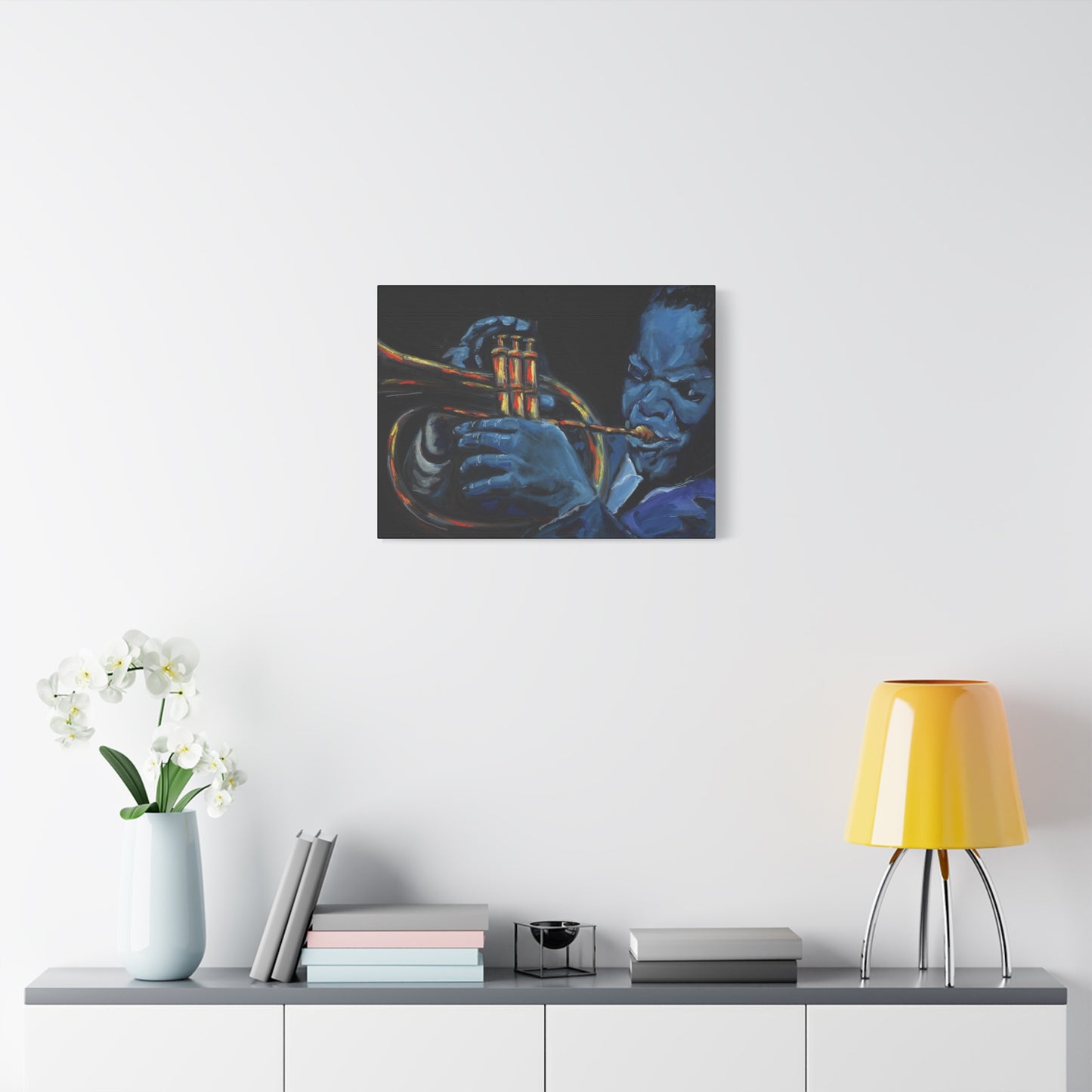 The Trumpet Player - Matte Canvas Print