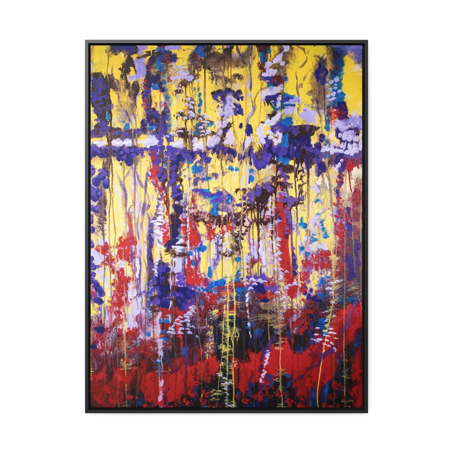 Celebration of Spring - Framed Canvas Print