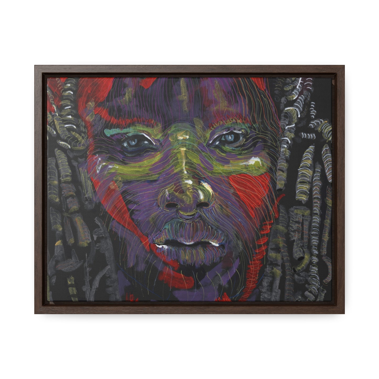 The Warrior - Framed Canvas Print