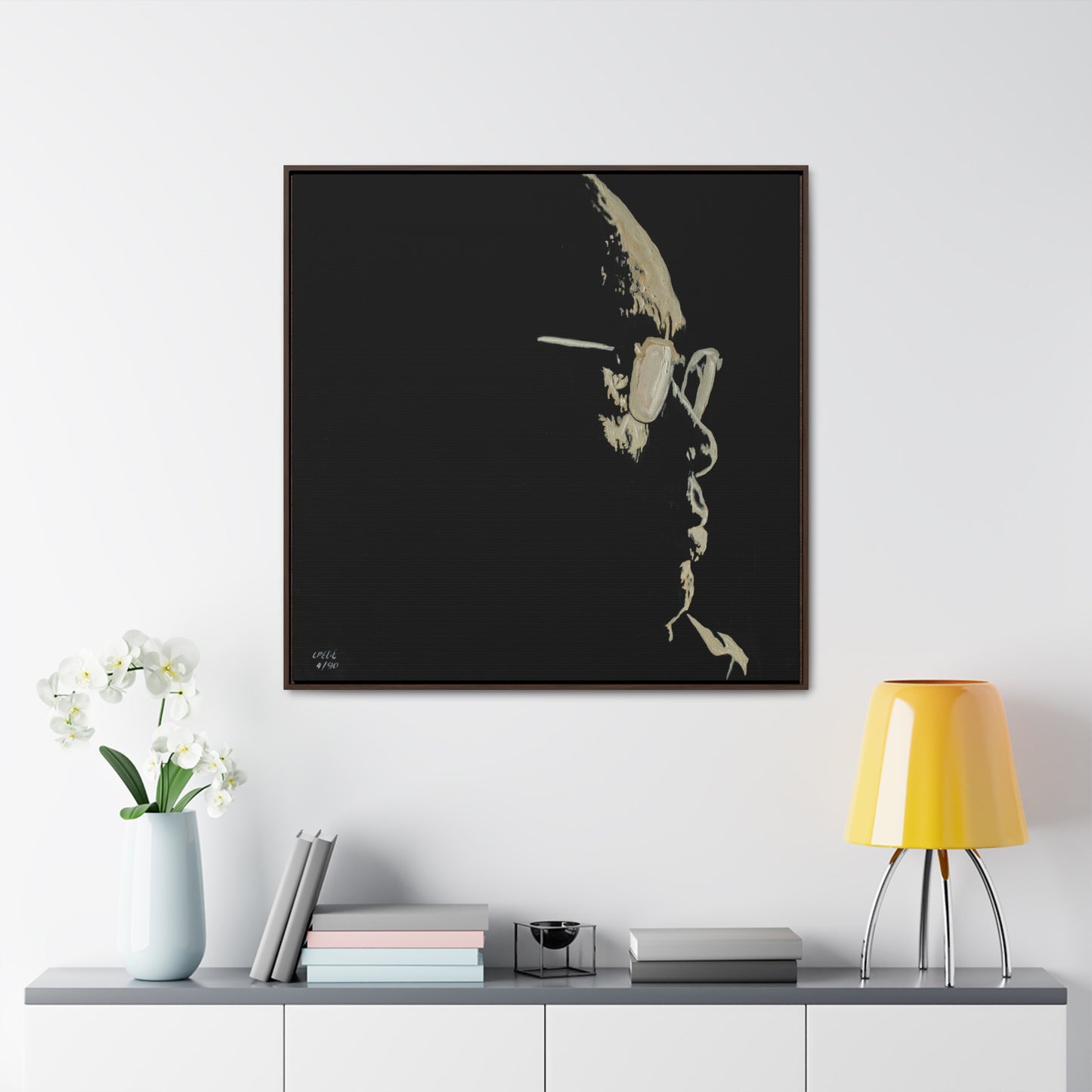 Contemplation - Framed Canvas Print