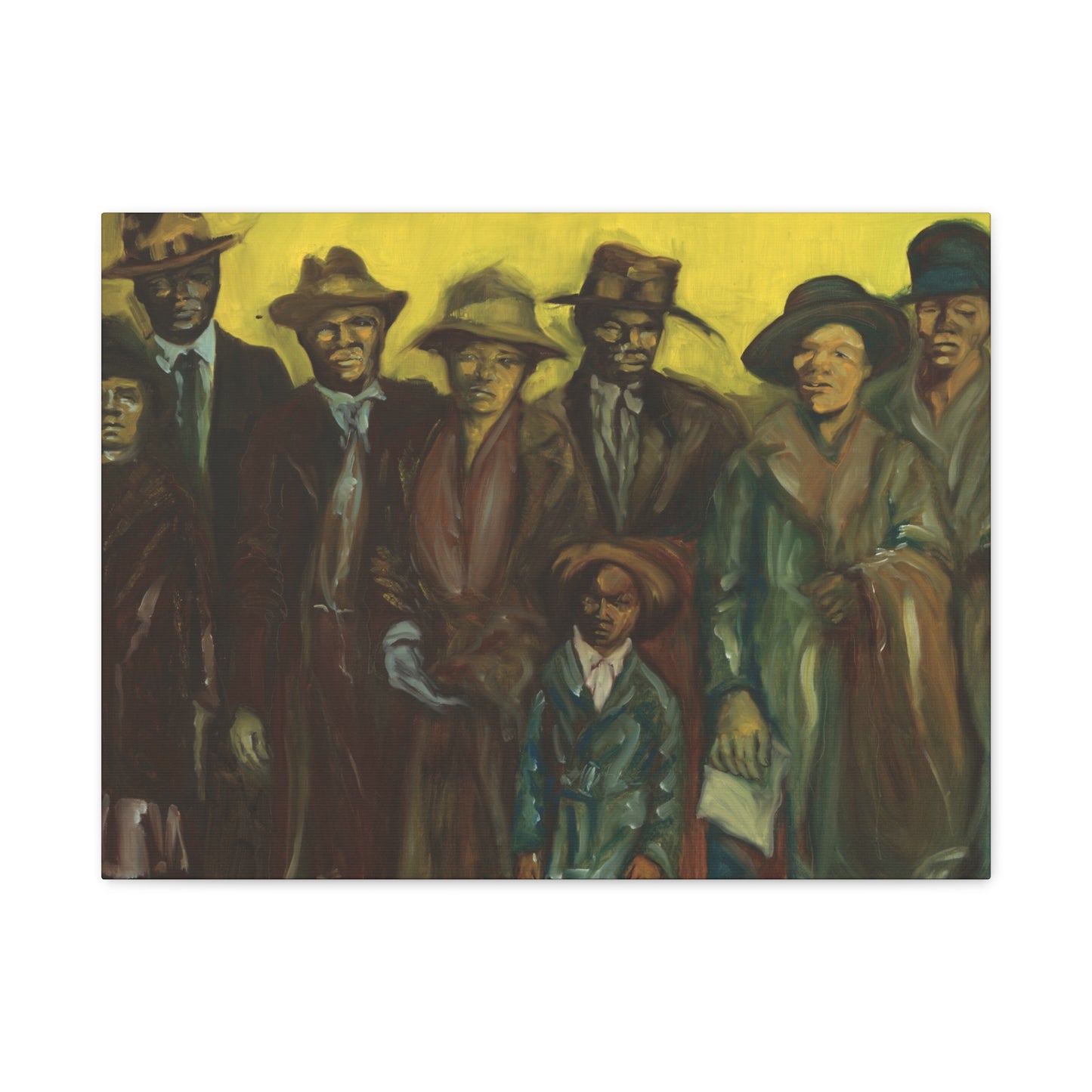 The Immigrants - Matte Canvas Prints