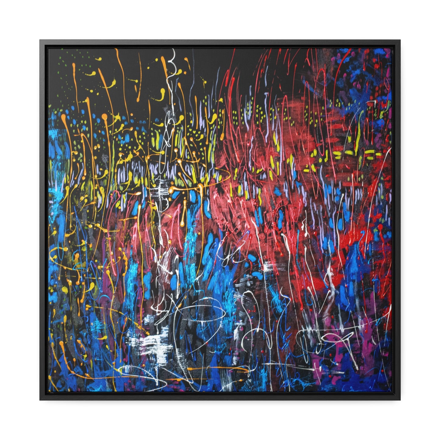 Passion of Life - Framed Canvas Print