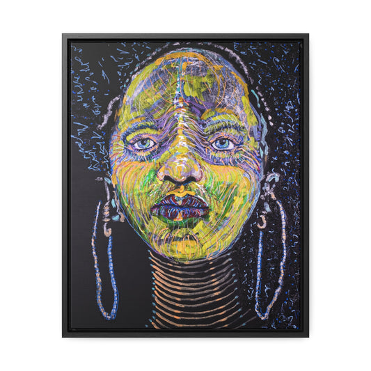 Native Daughter - Framed Canvas Print