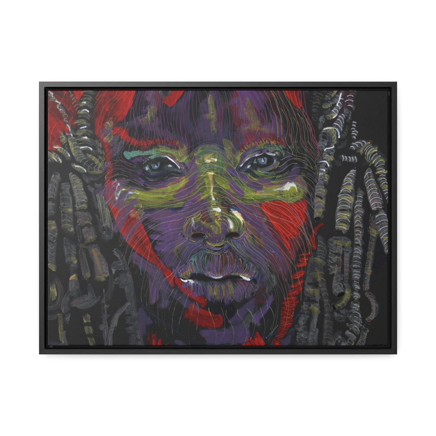 The Warrior - Framed Canvas Print