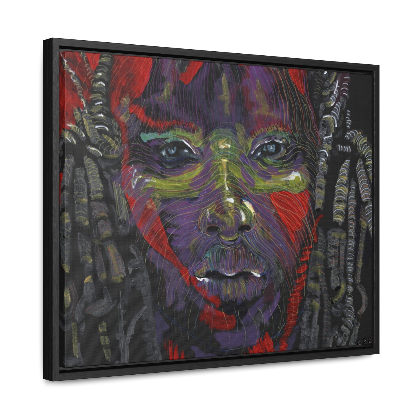 The Warrior - Framed Canvas Print