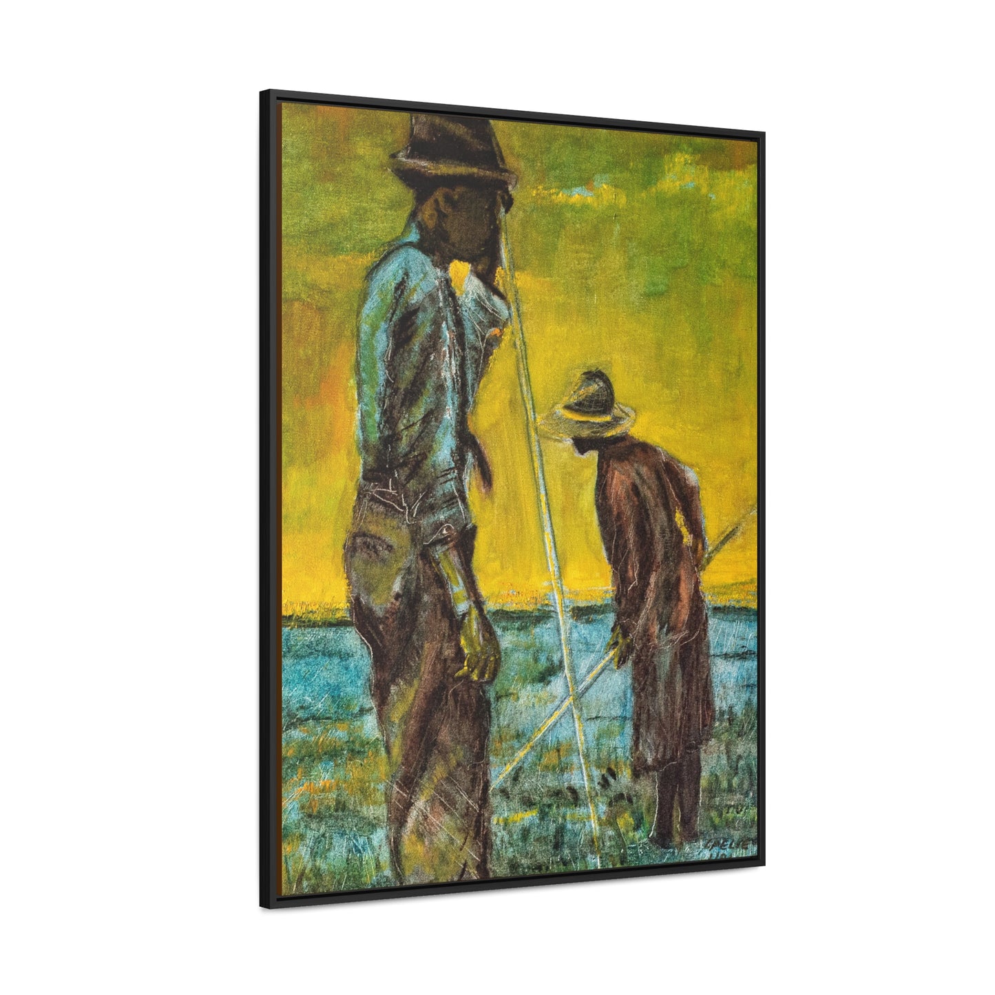 Sundown - Framed Canvas Print