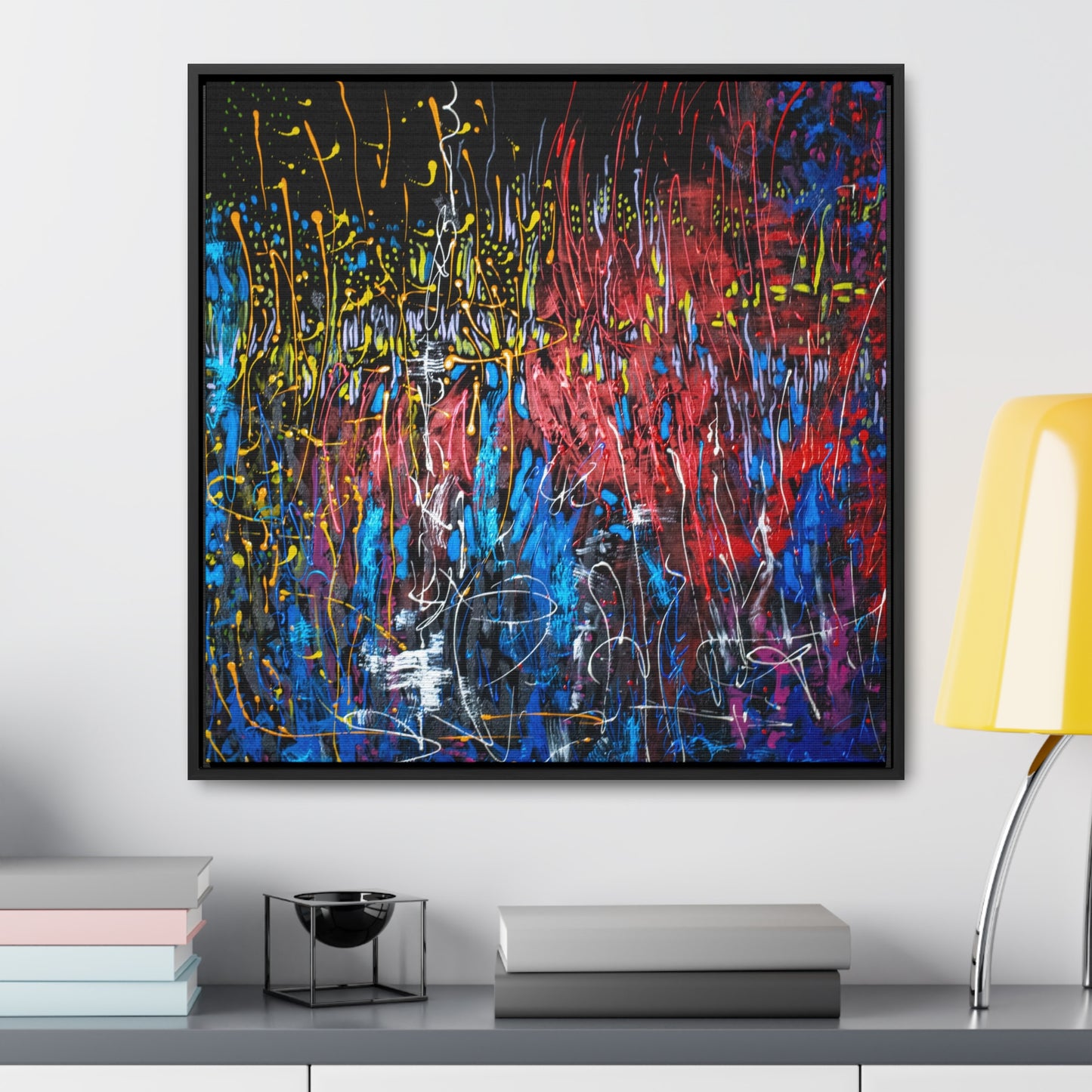Passion of Life - Framed Canvas Print