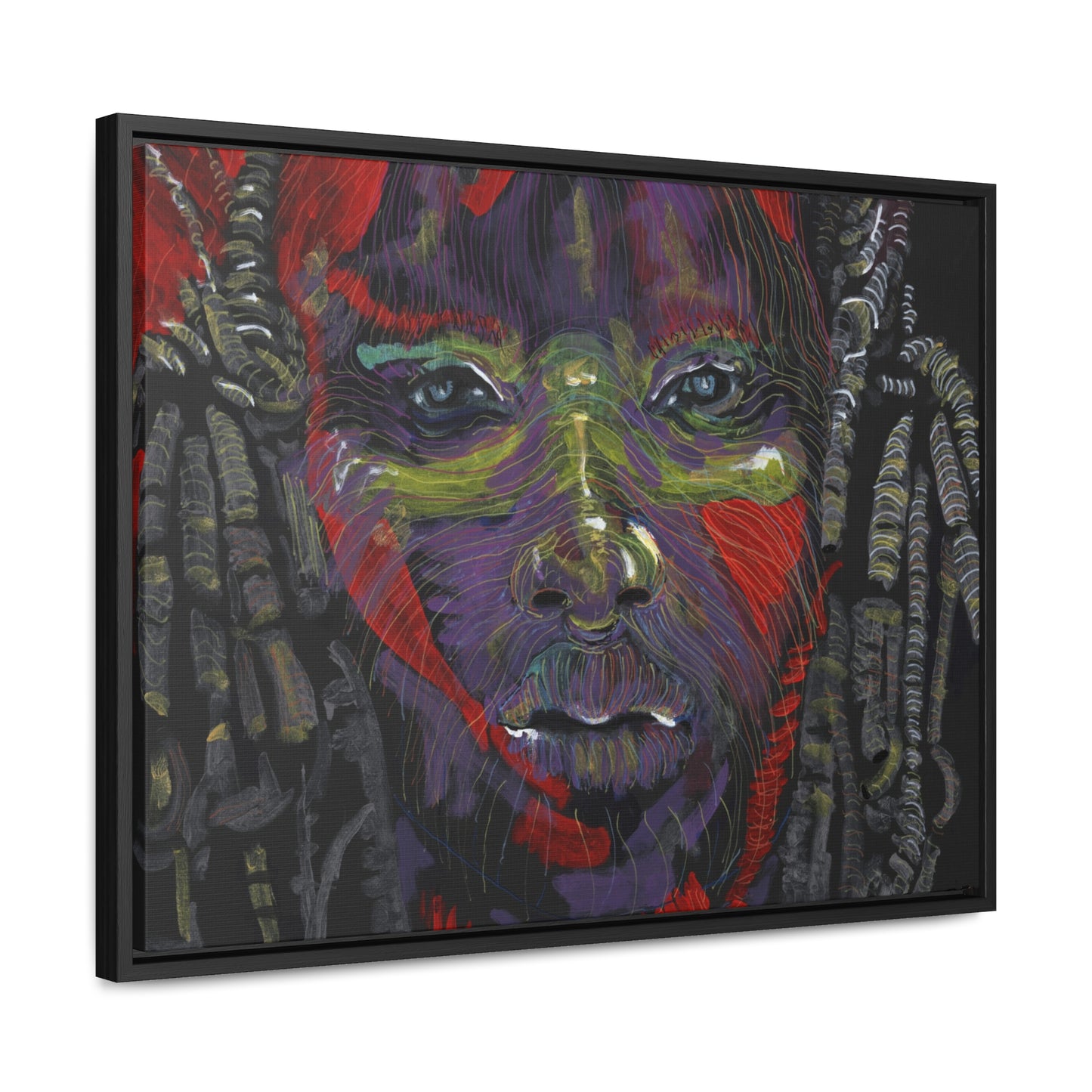 The Warrior - Framed Canvas Print