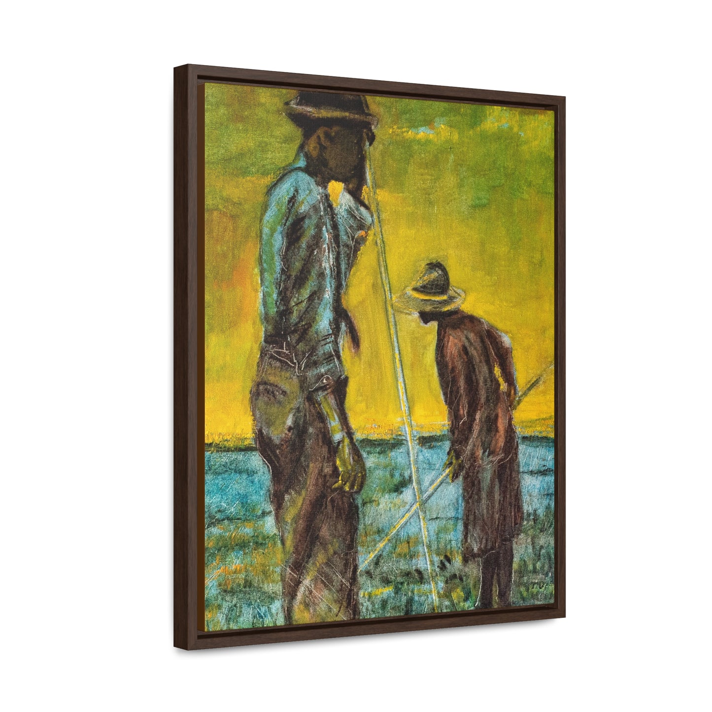 Sundown - Framed Canvas Print