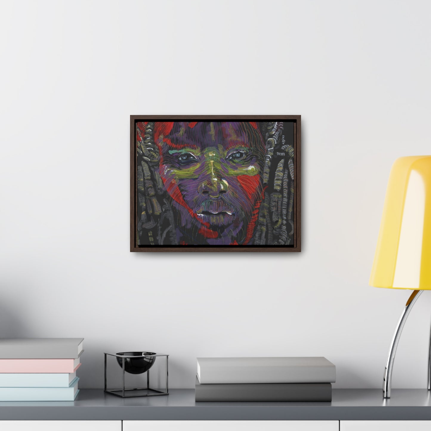 The Warrior - Framed Canvas Print