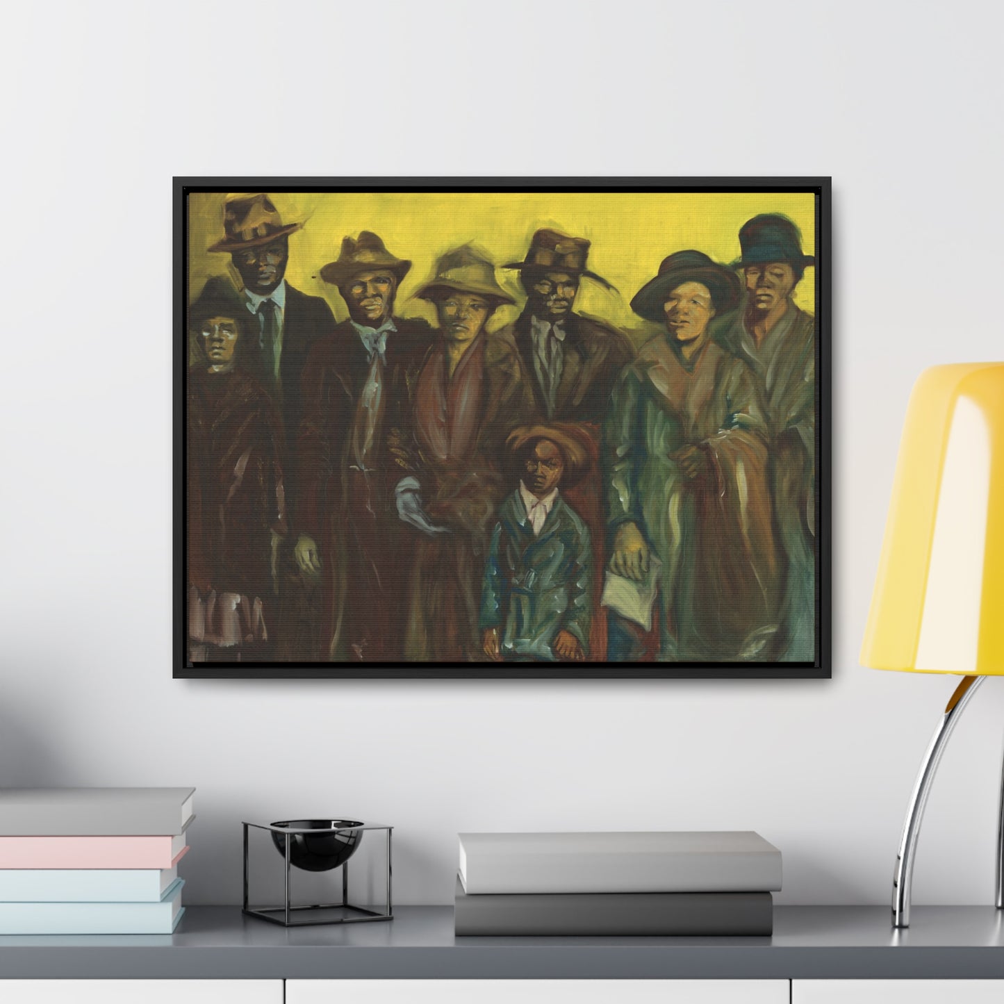 The Immigrants - Framed Canvas Prints