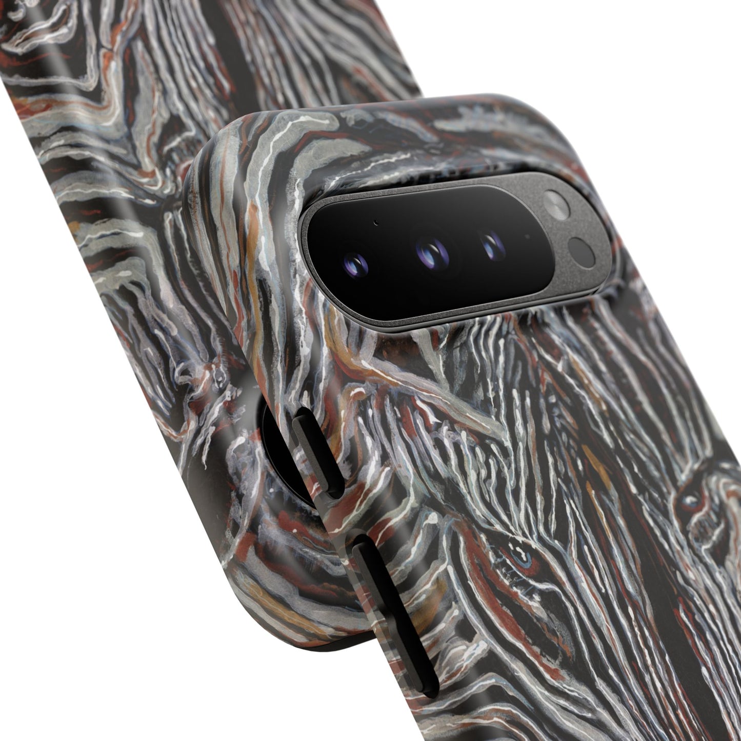 Artistic Zebra Phone Case Twin Zebra Image- Tough Protection for Wildlife Lovers