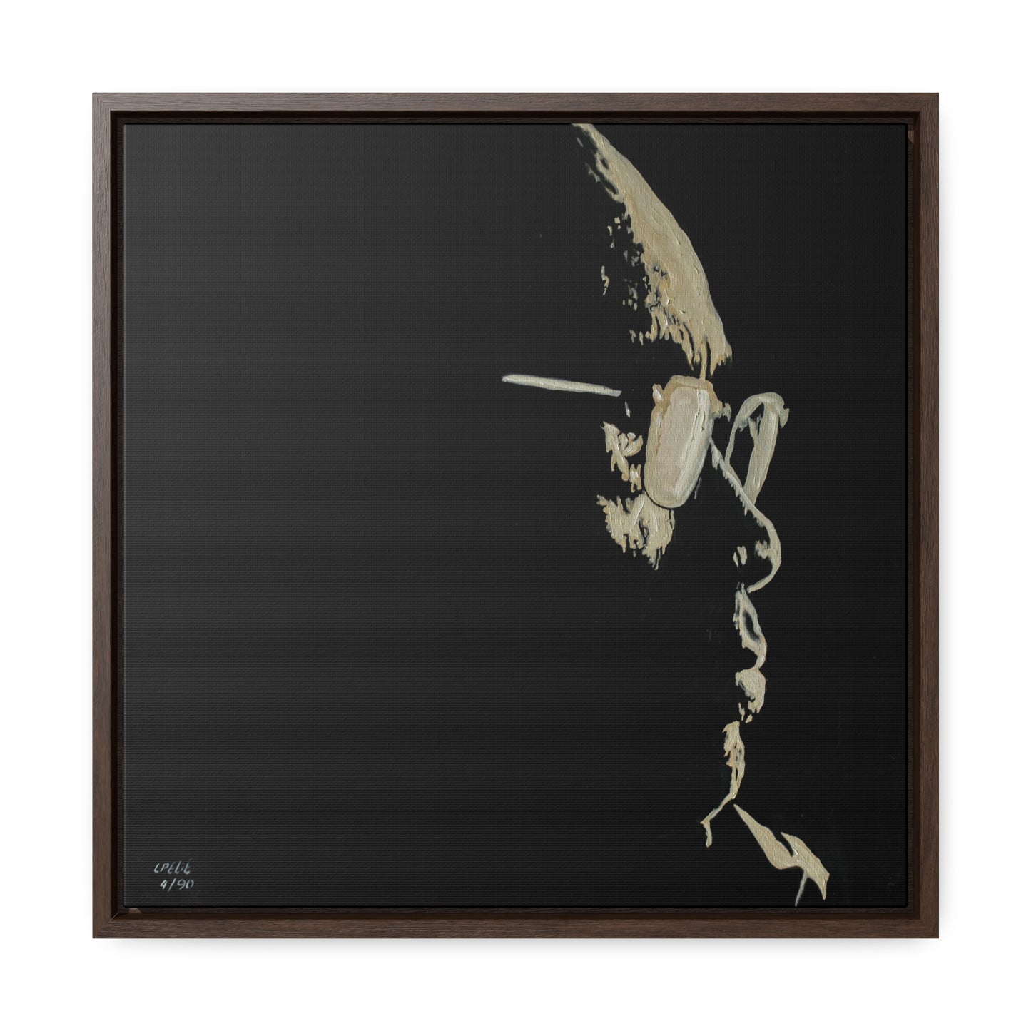 Contemplation - Framed Canvas Print