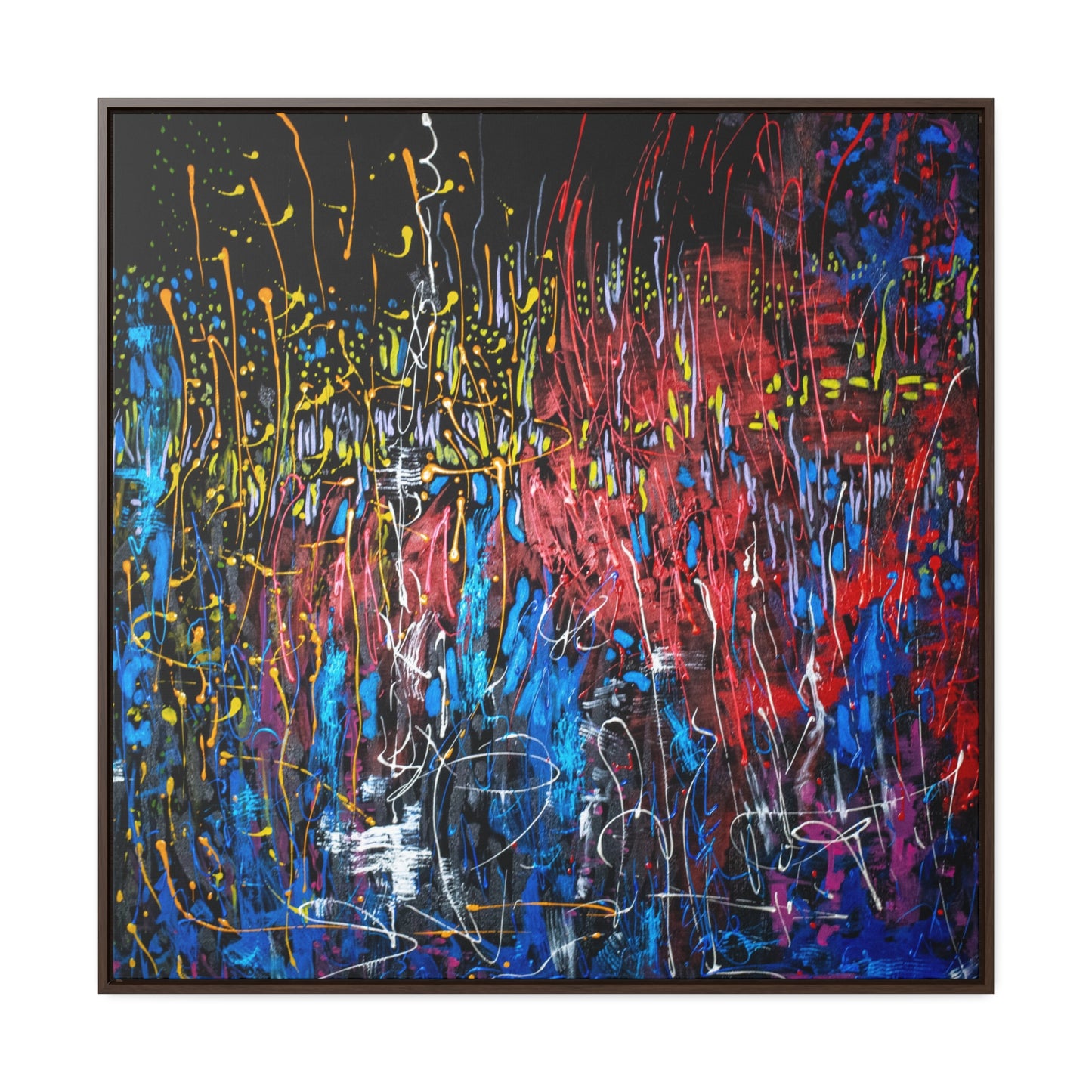 Passion of Life - Framed Canvas Print