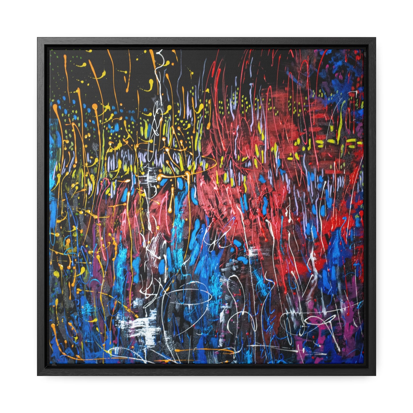 Passion of Life - Framed Canvas Print