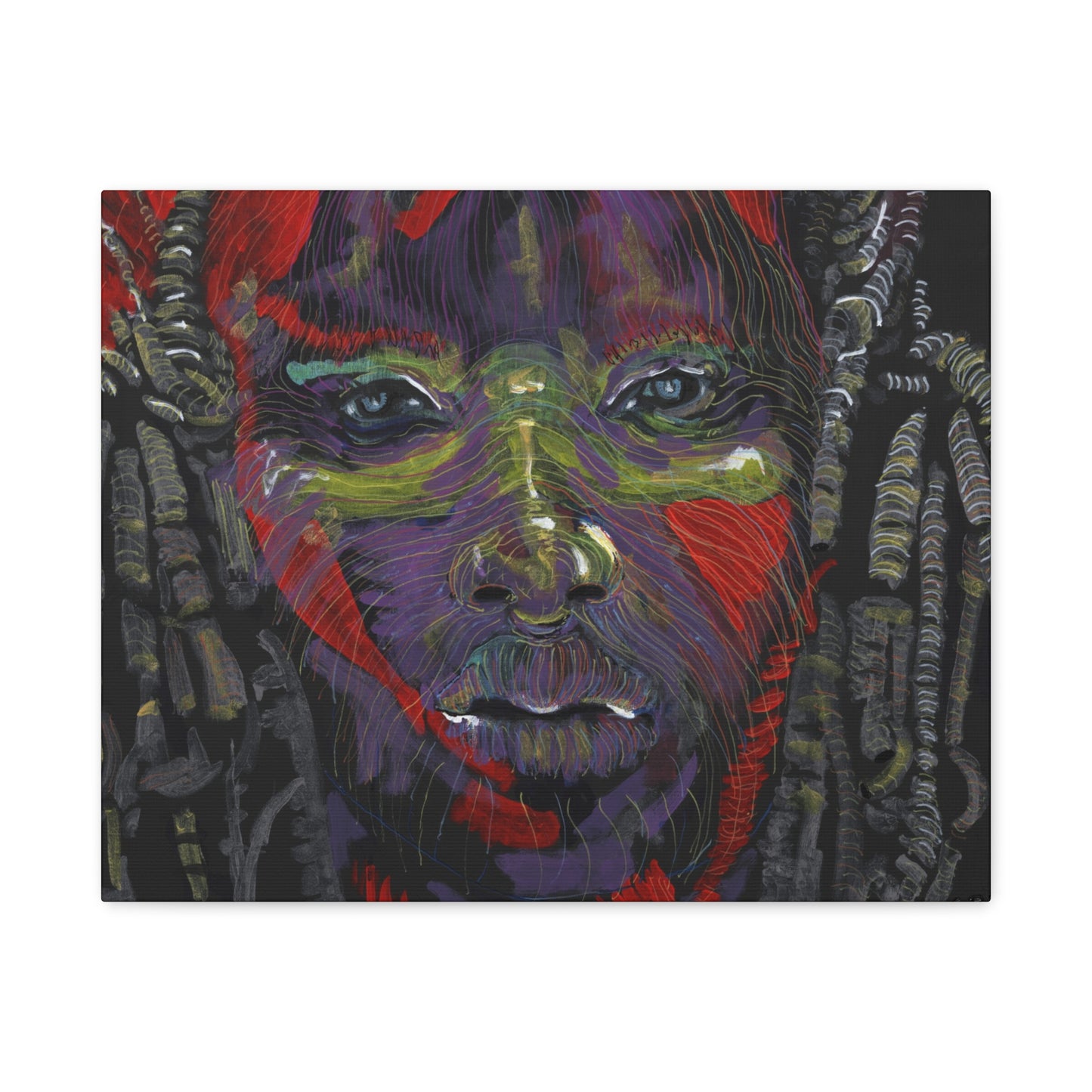 The Warrior - Matte Canvas Print