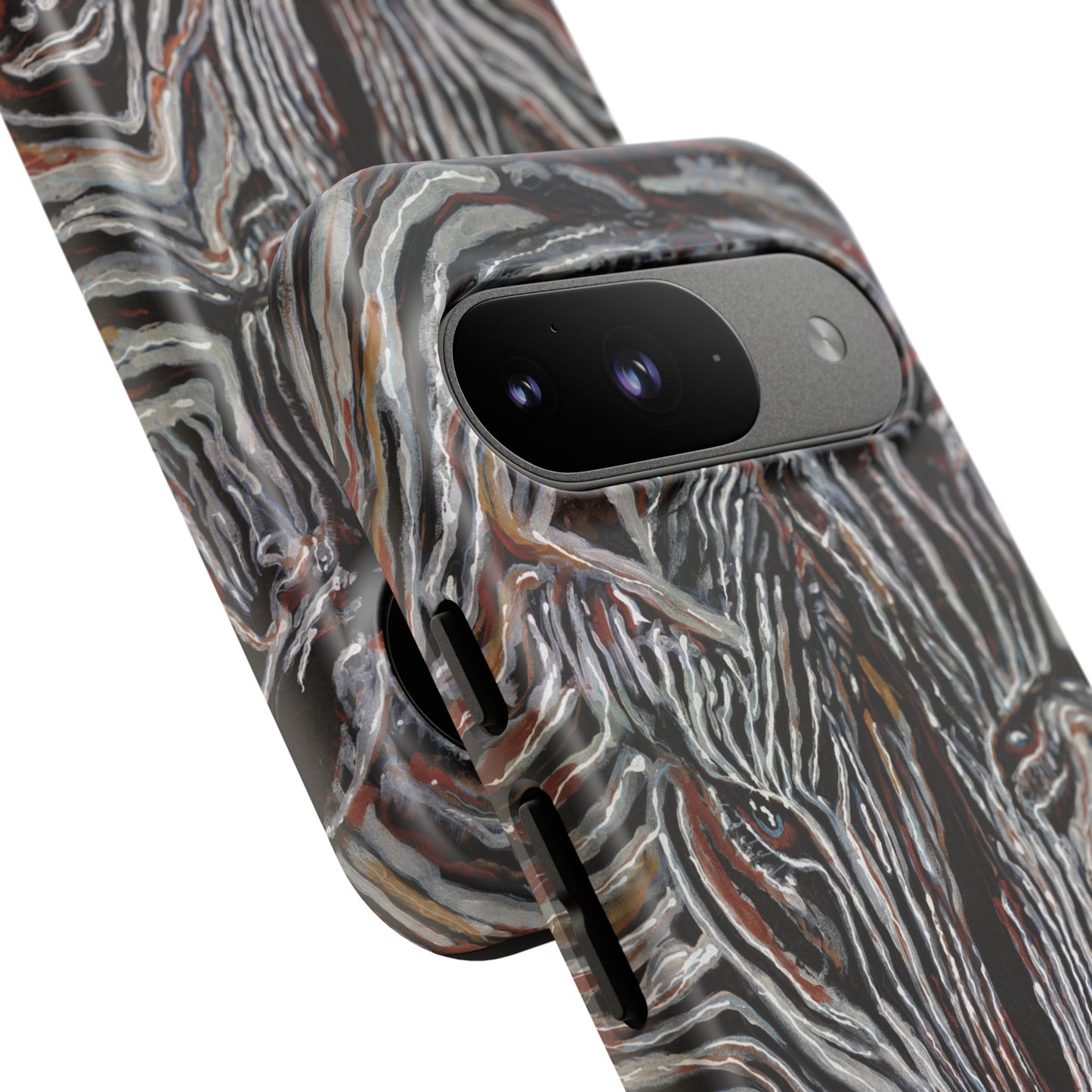 Artistic Zebra Phone Case Twin Zebra Image- Tough Protection for Wildlife Lovers