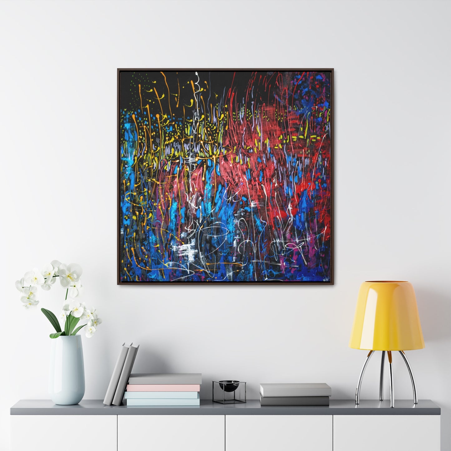 Passion of Life - Framed Canvas Print
