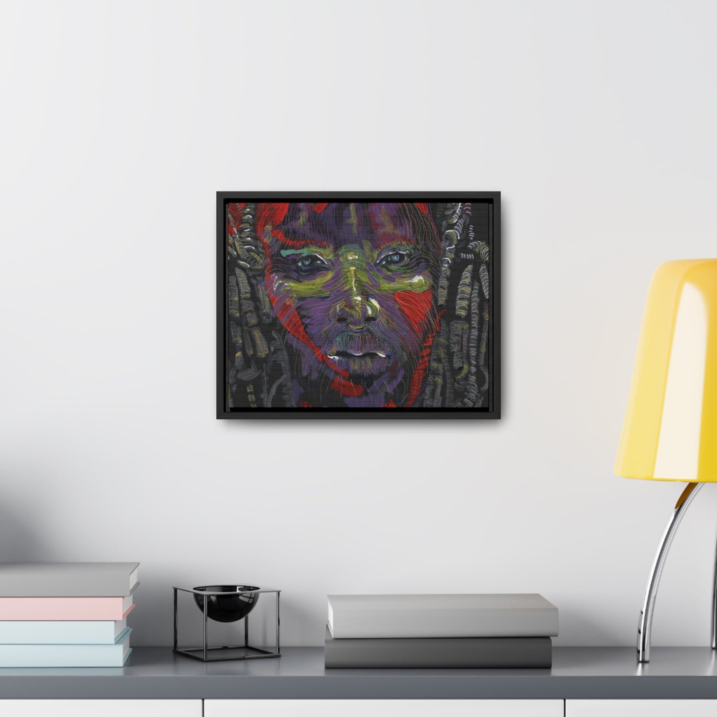 The Warrior - Framed Canvas Print