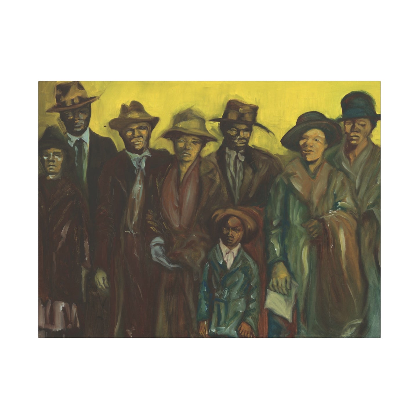 The Immigrants - Matte Canvas Prints