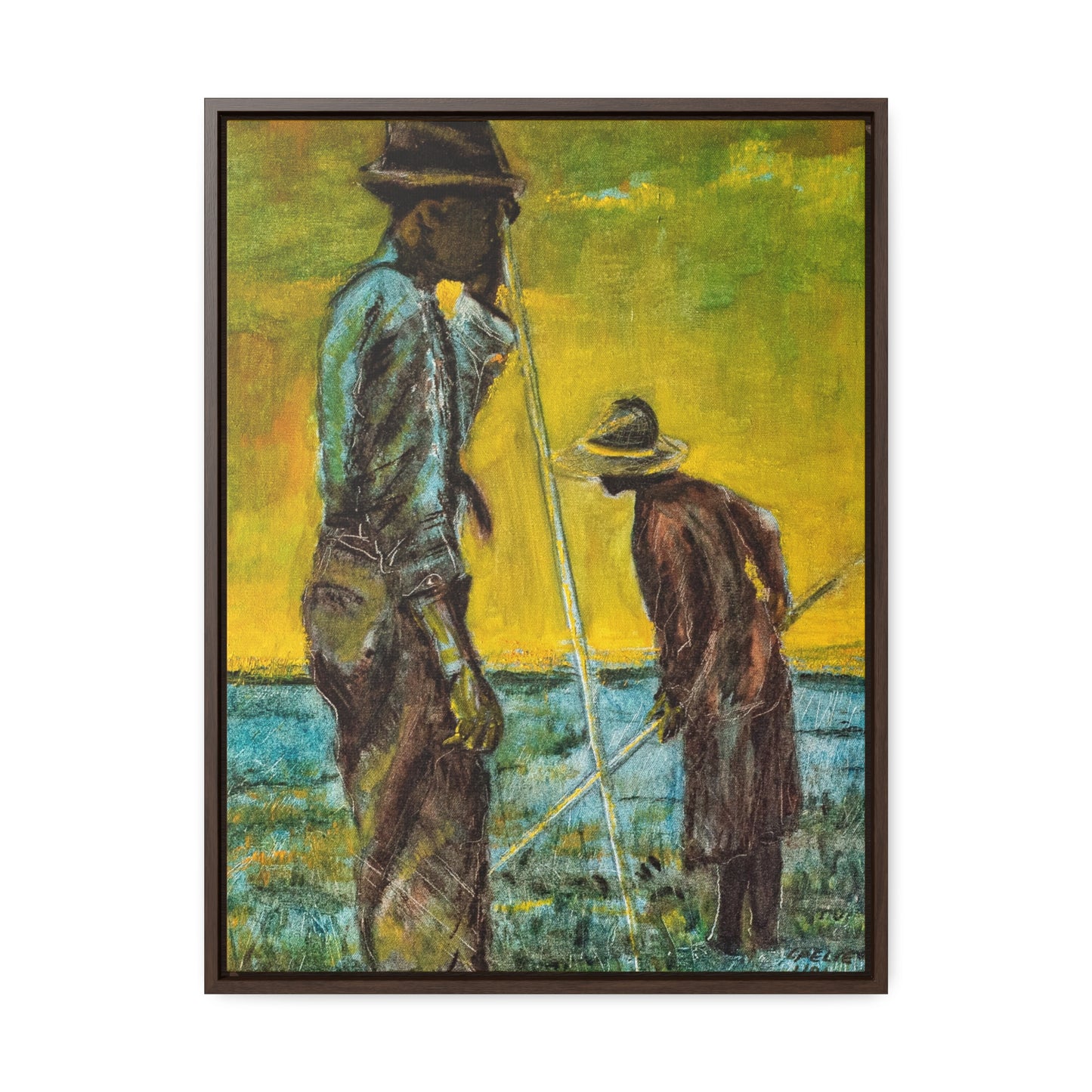 Sundown - Framed Canvas Print