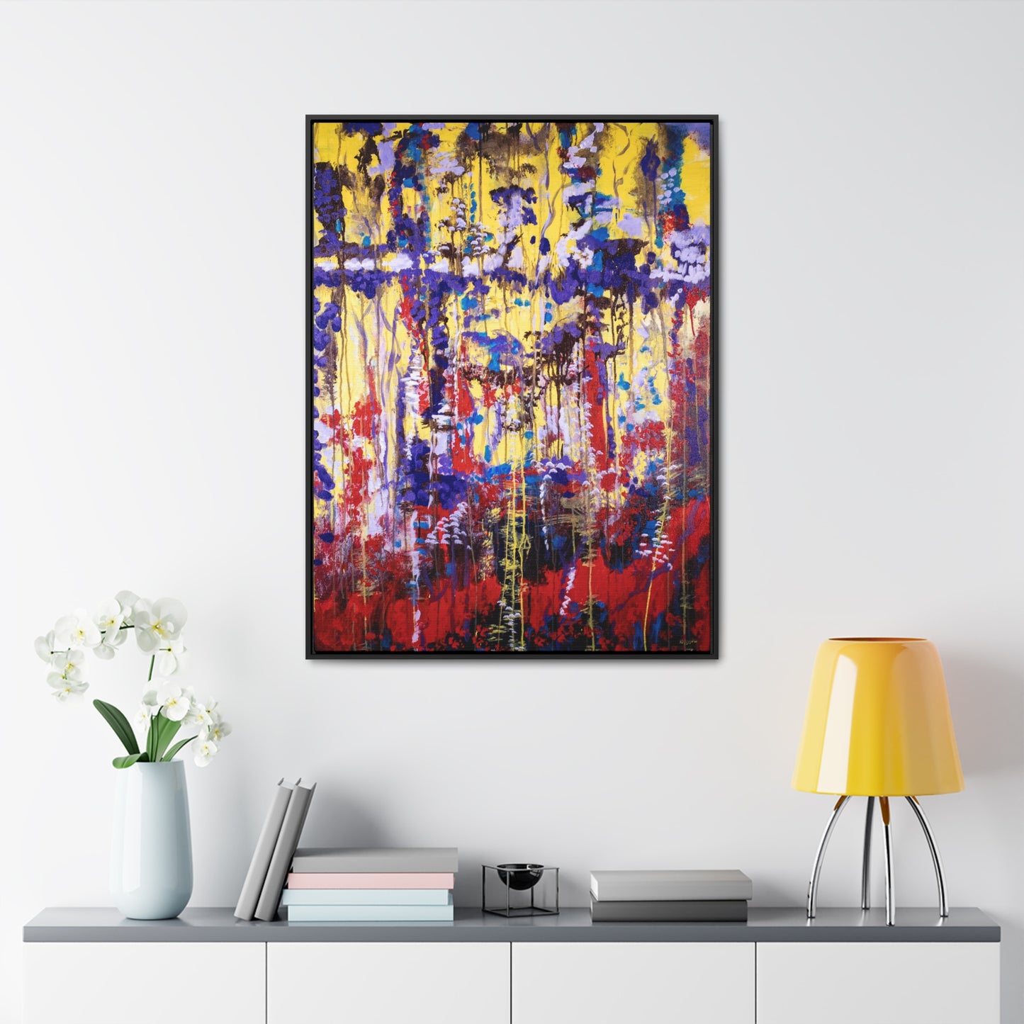 Celebration of Spring - Framed Canvas Print