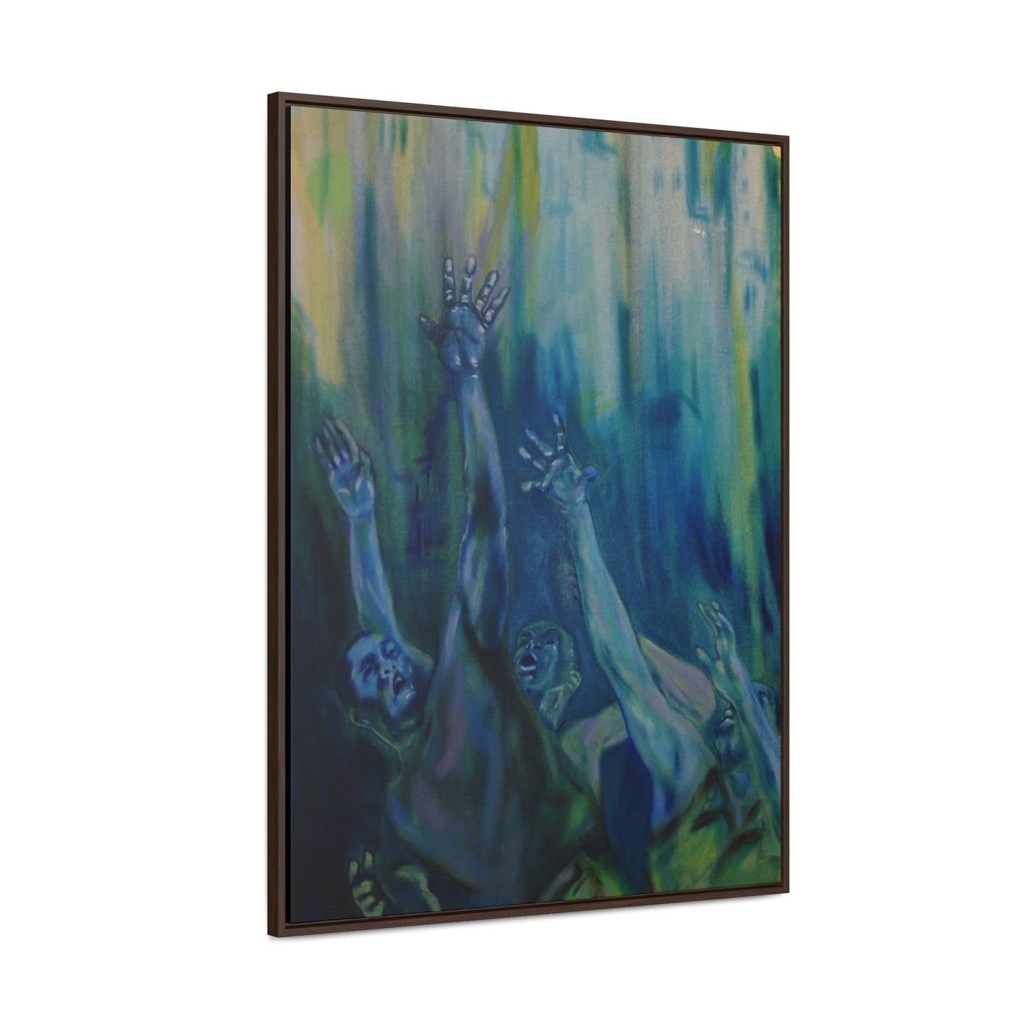 Thrust to Freedom - Framed Canvas Print