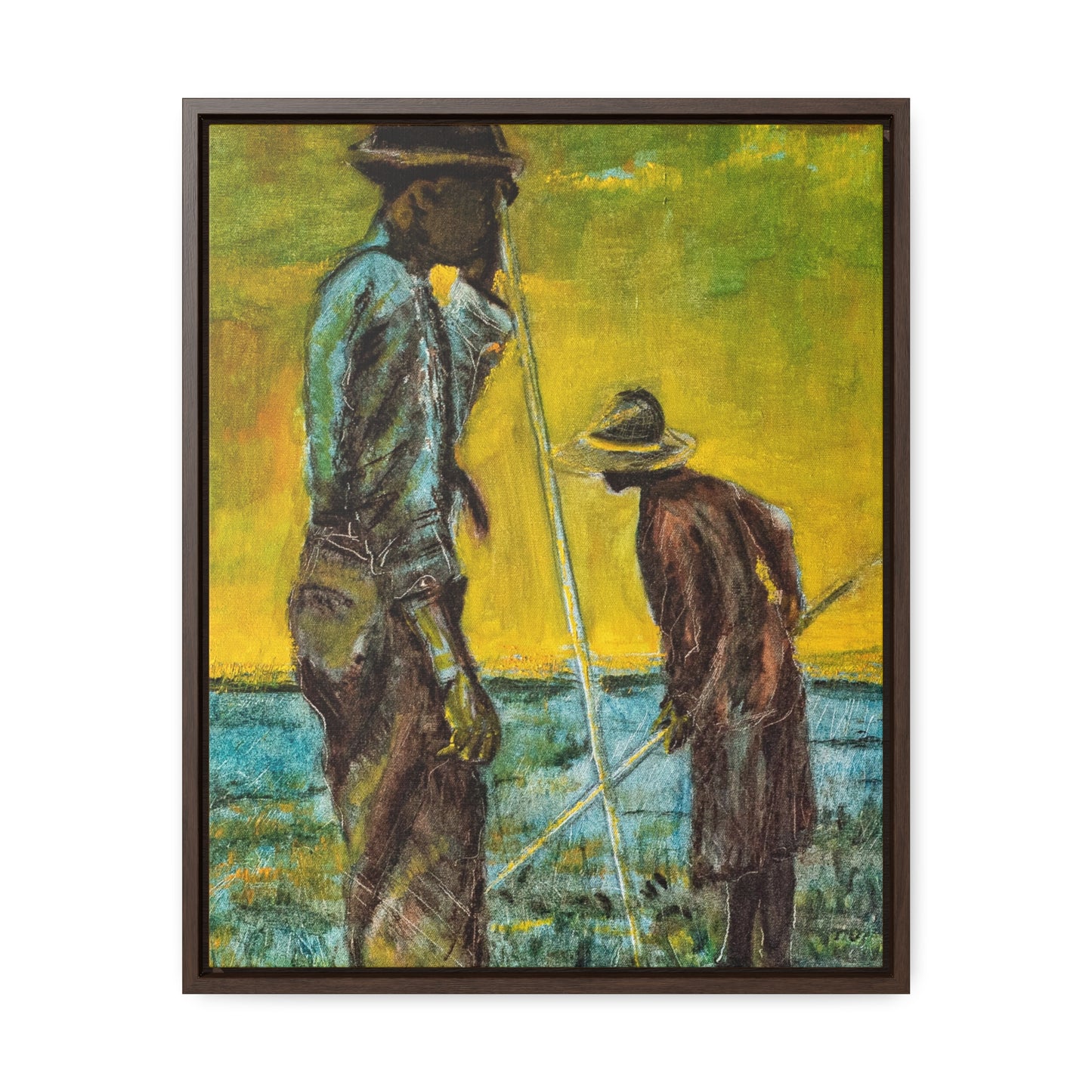 Sundown - Framed Canvas Print