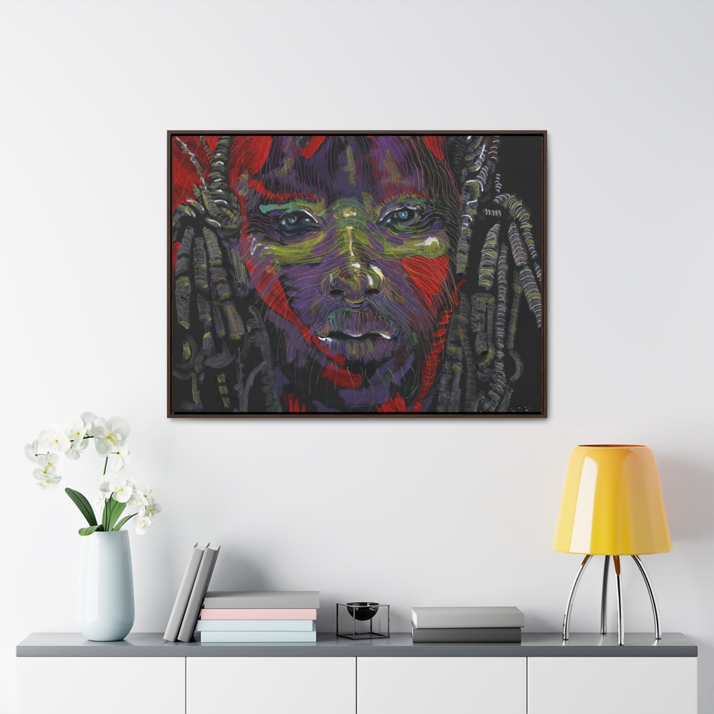 The Warrior - Framed Canvas Print