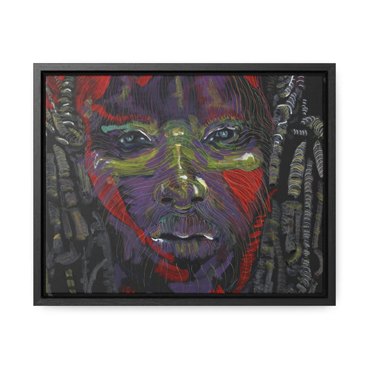 The Warrior - Framed Canvas Print