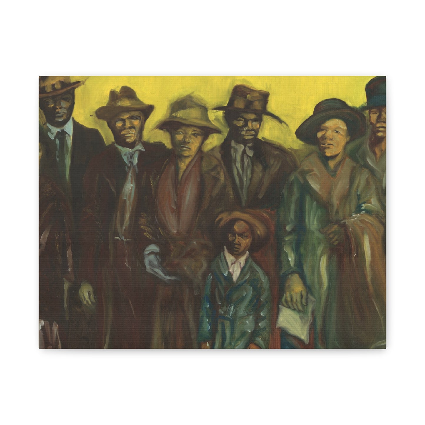 The Immigrants - Matte Canvas Prints