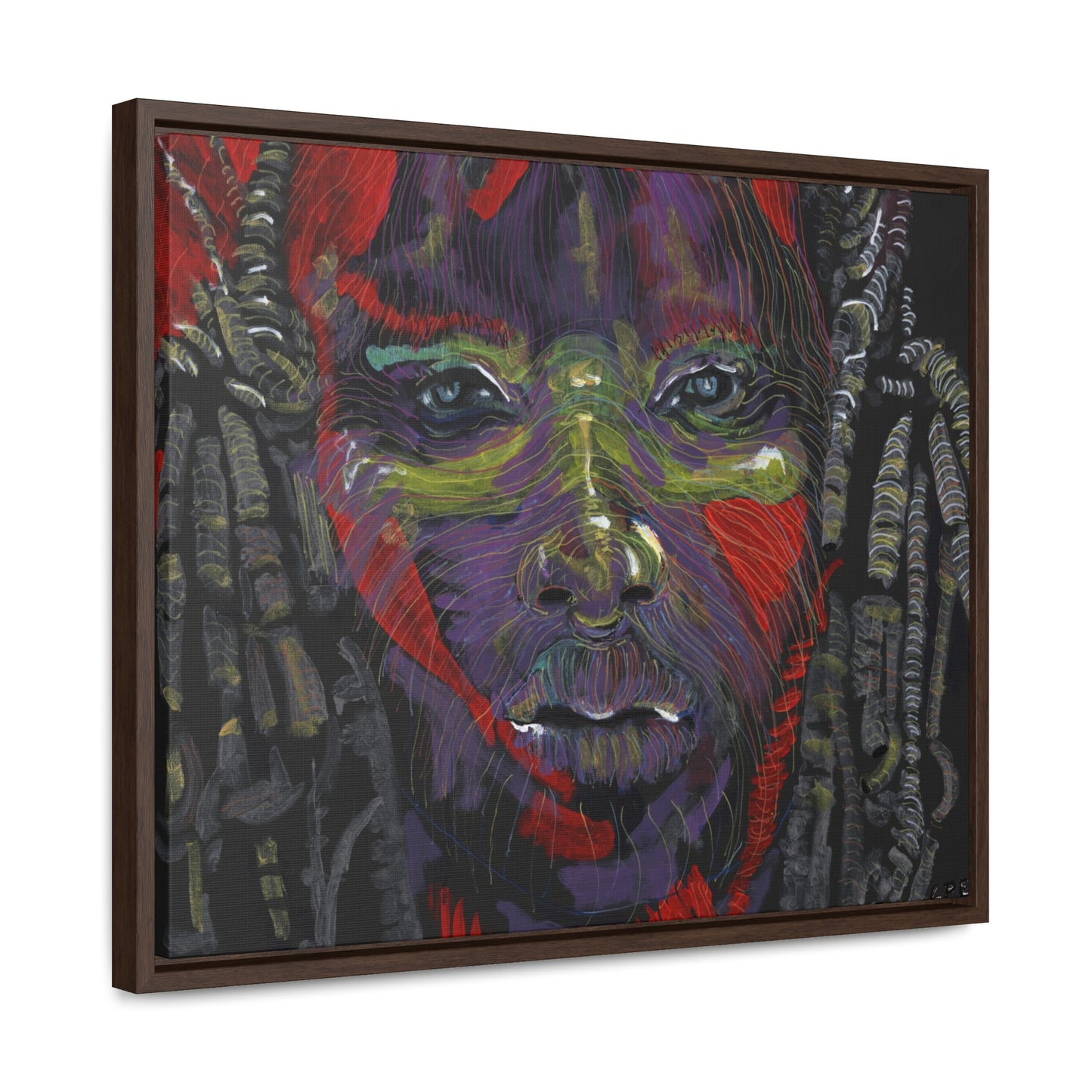 The Warrior - Framed Canvas Print