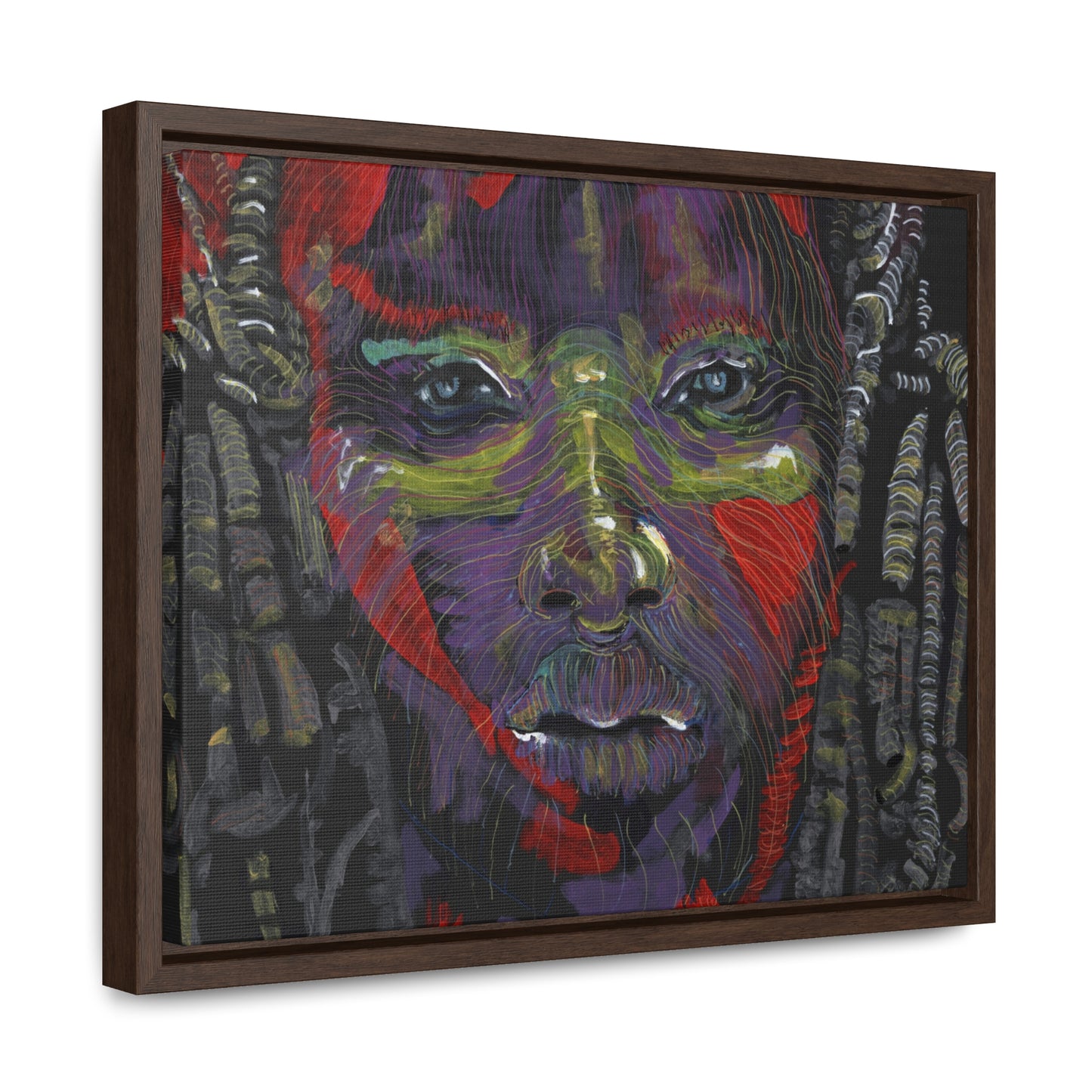 The Warrior - Framed Canvas Print