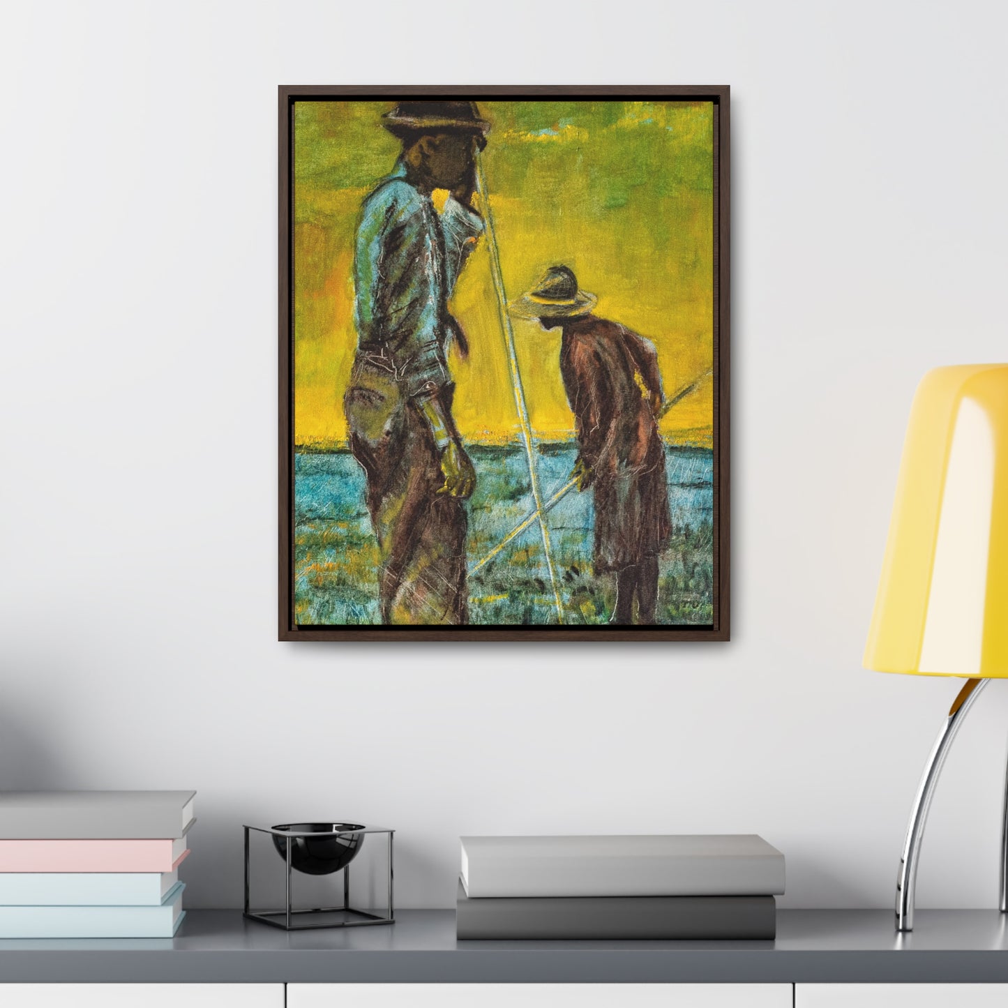 Sundown - Framed Canvas Print
