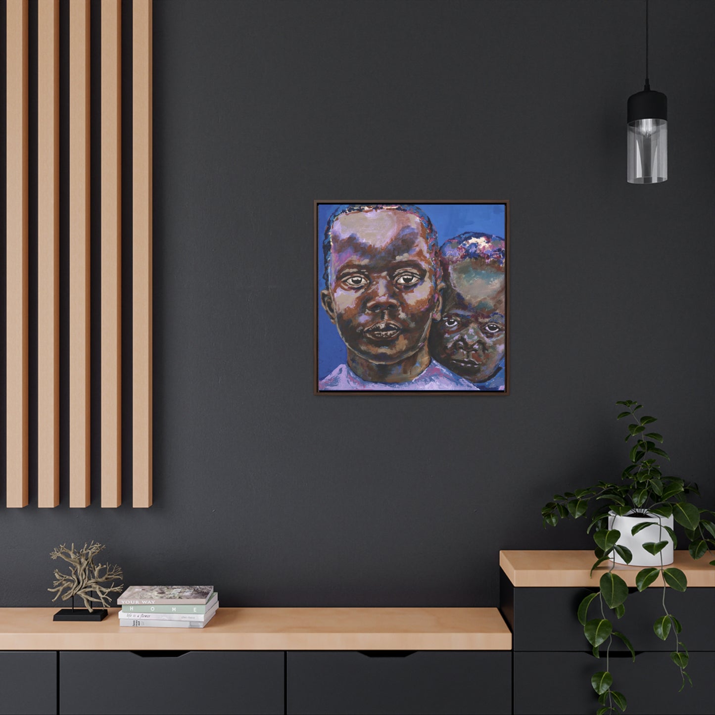 We See You - Framed Canvas Print