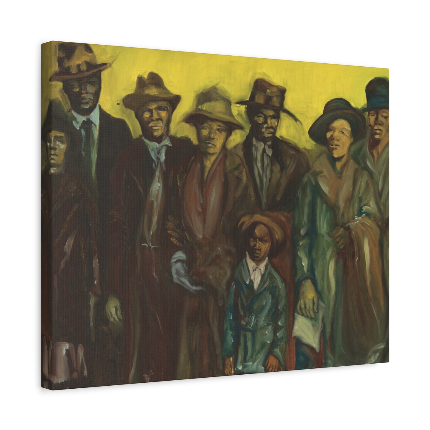The Immigrants - Matte Canvas Prints