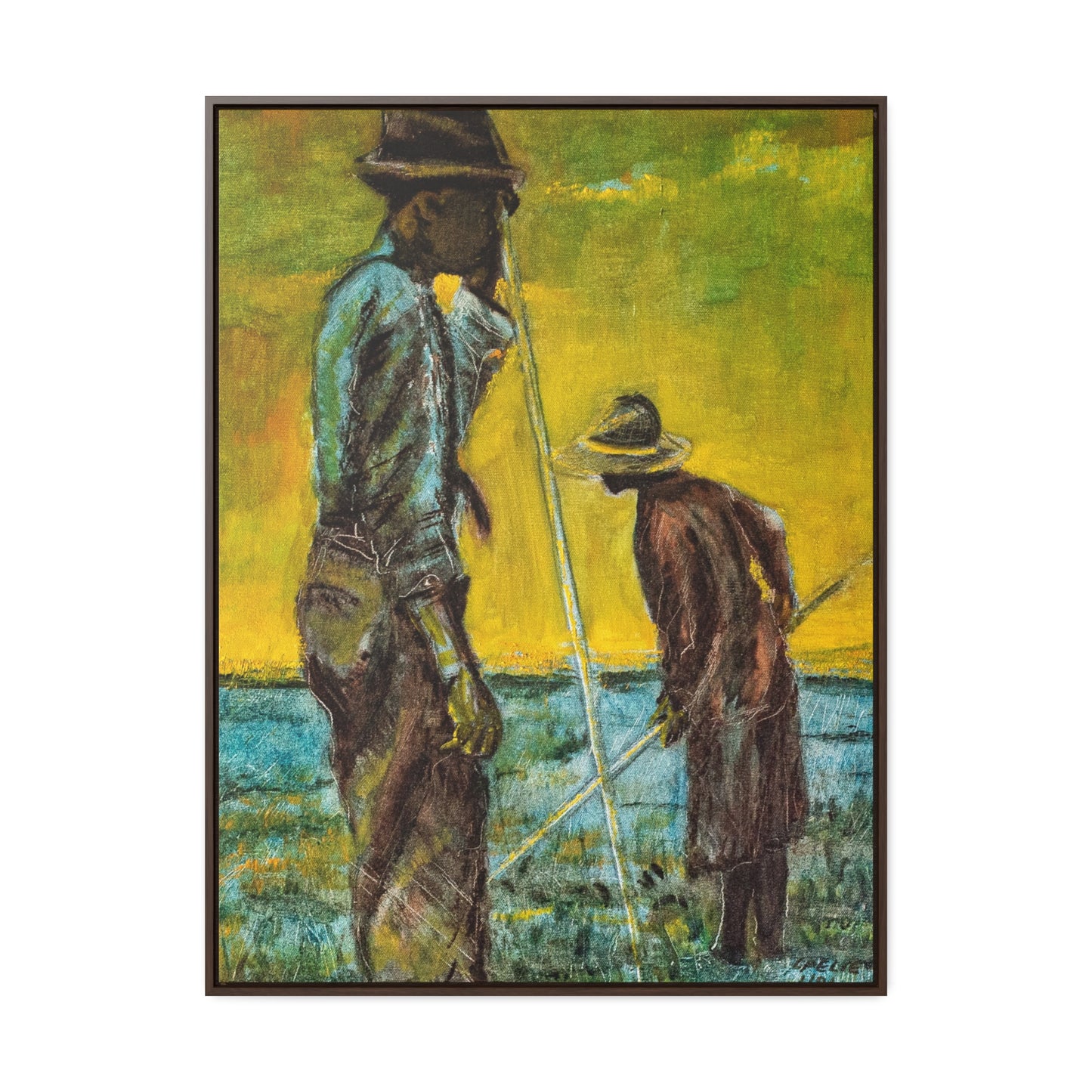 Sundown - Framed Canvas Print