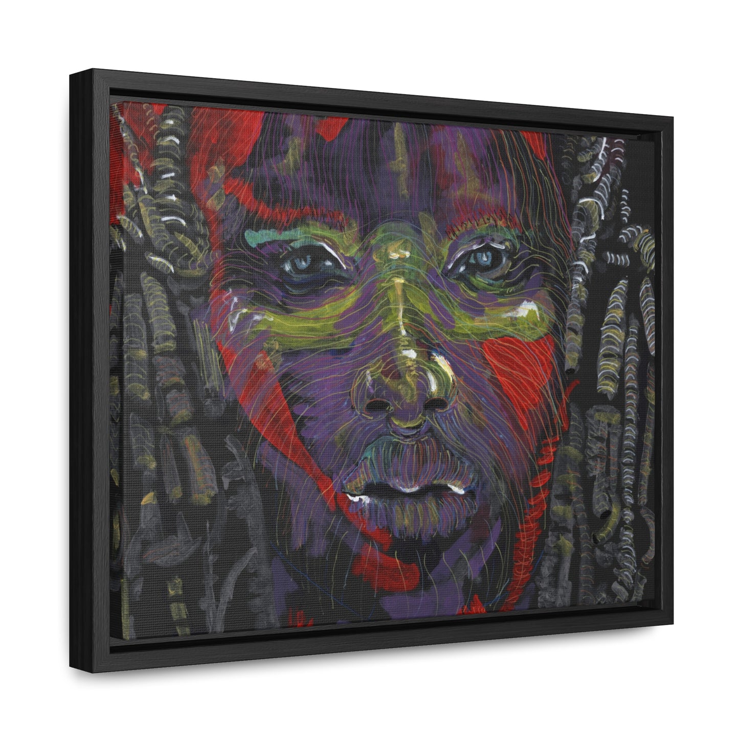 The Warrior - Framed Canvas Print